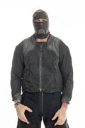 Hamcus, Mens Jacket, Dark Grey, Grey, Multicolor, Garment-Dyed, Detachable Sleeves, Adjustable Cuffs, Skimask, Module Construction, Wearable Sponge Panels, Side Zip Pockets, Multiple Zippers, Multiple Pockets, Front Portrait. 