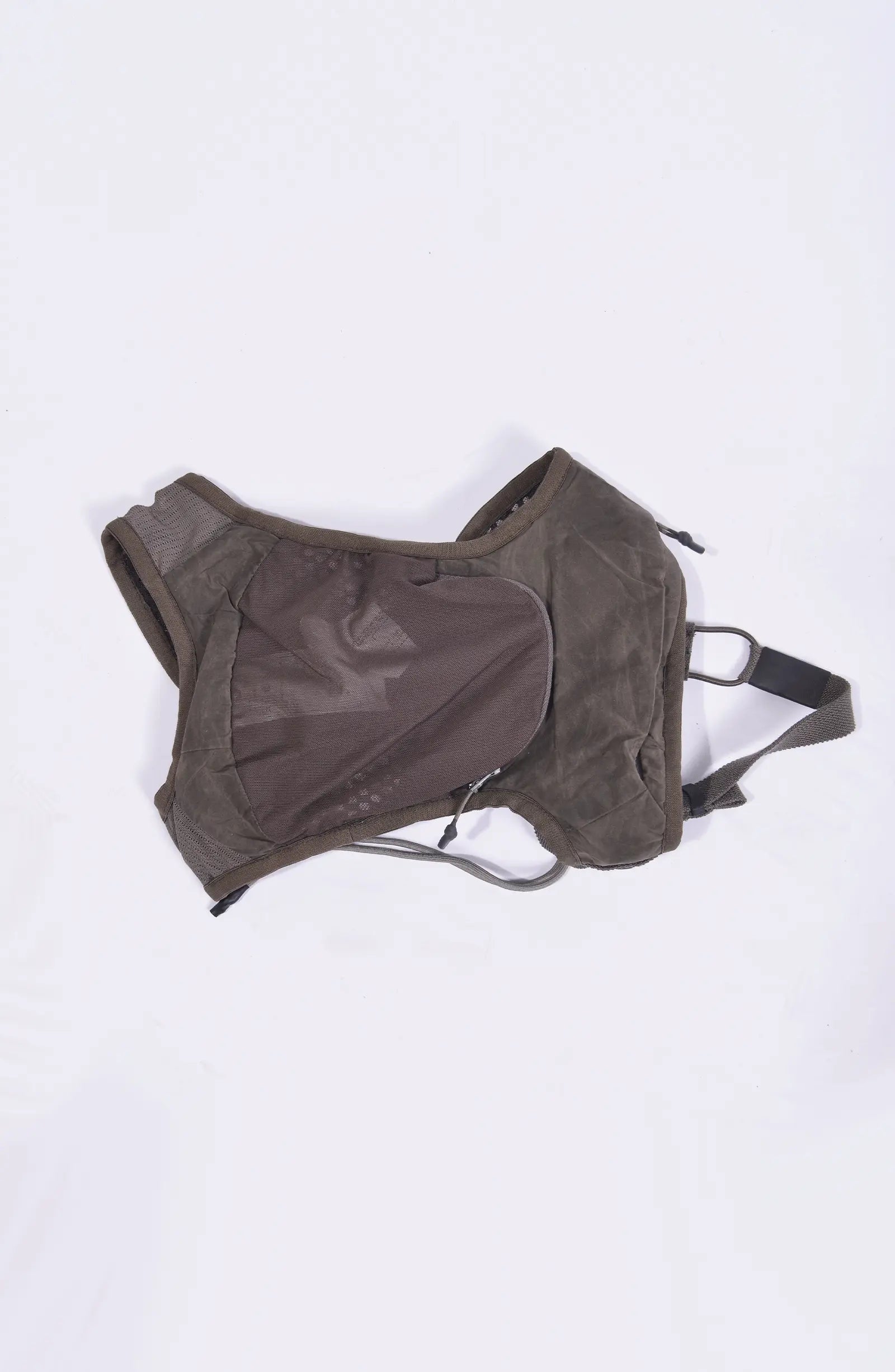 Hamcus, Mens Gun Bag, Leg Bag, Brown, Cargo, Camo, Elastic, Leg Straps, Pockets, Zippers, Mesh, Elastic, Polyester, Buckle, Adjustable, Top-Down View. 