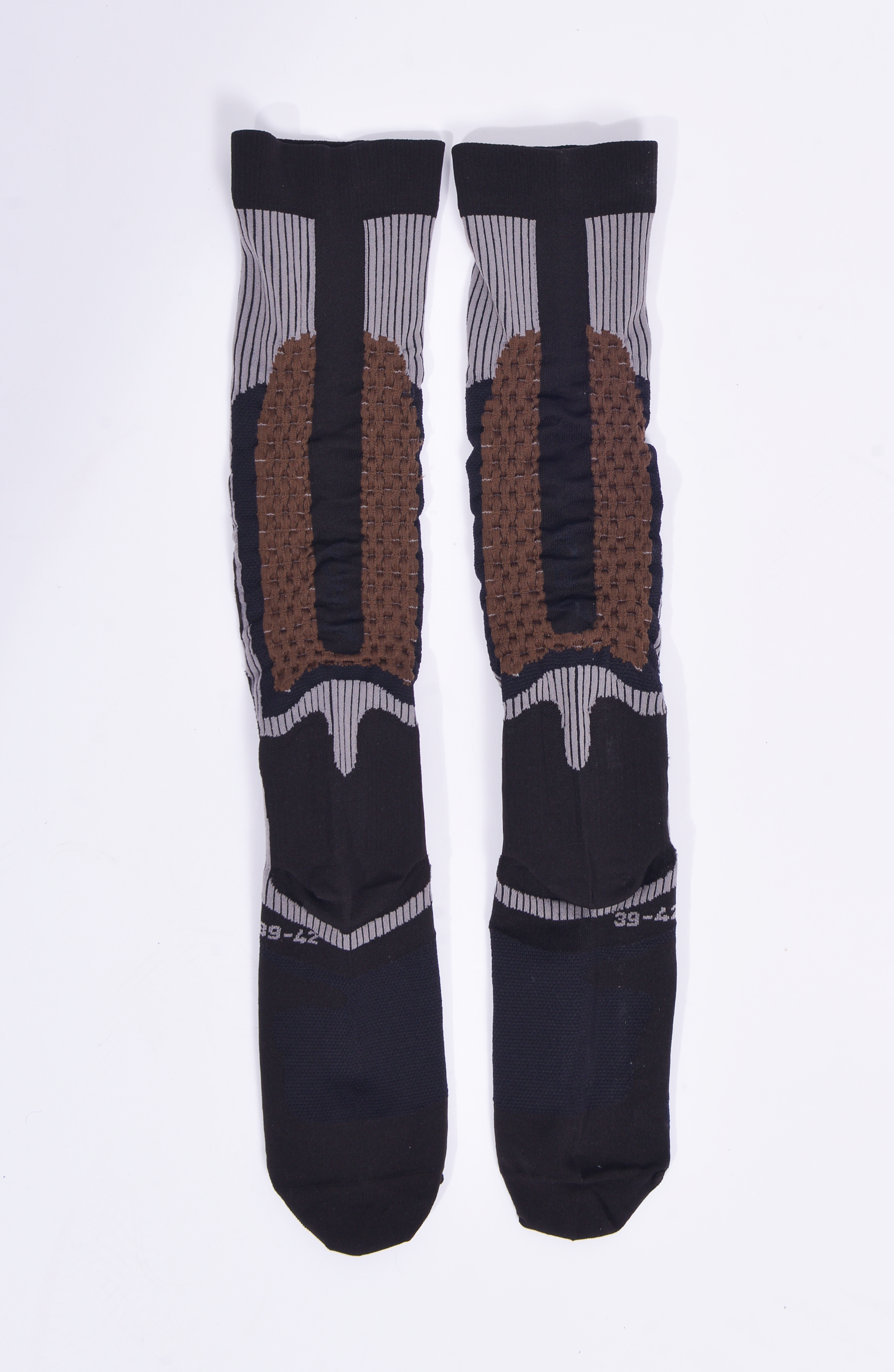 Roa Hiking - Bones Long Socks Dark Brown