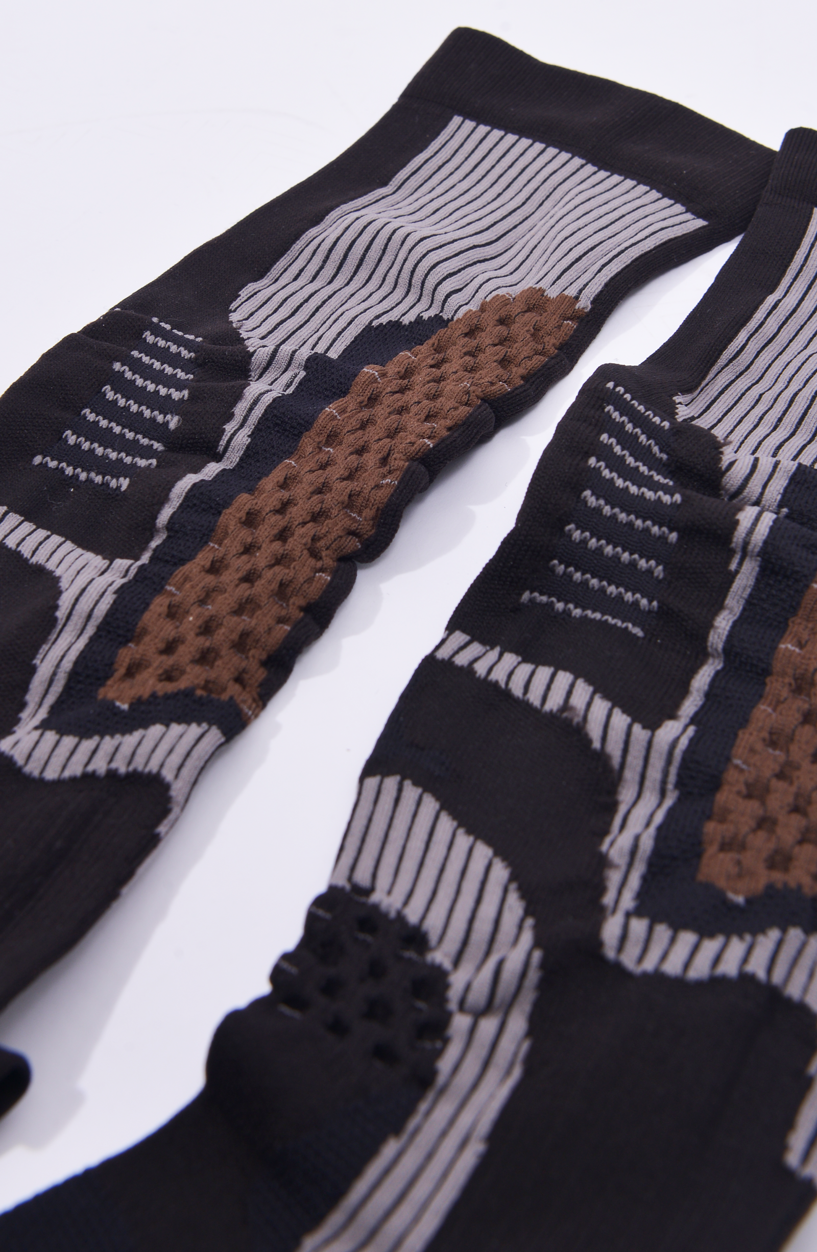 Roa Hiking - Bones Long Socks Dark Brown