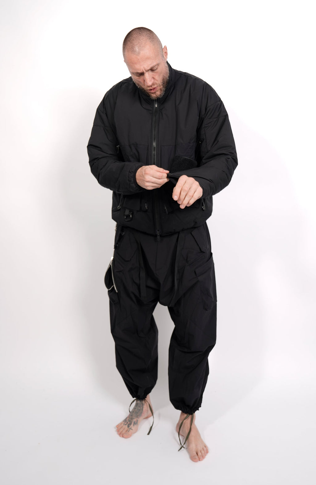 Acronym - Encapsulated Nylon Ultrawide Drawcord Cargo Trouser