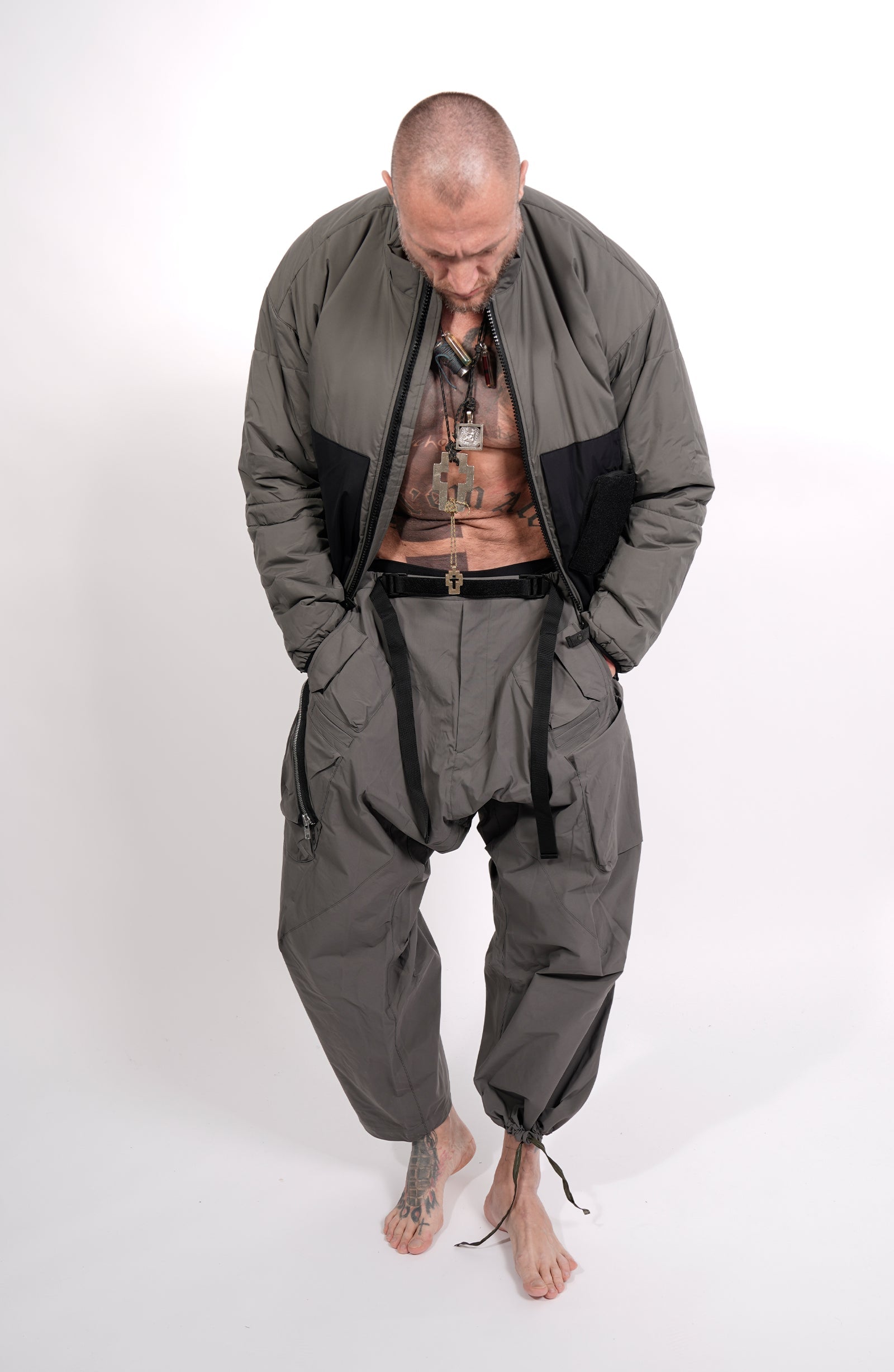 Acronym - Encapsulated Nylon Ultrawide Drawcord Cargo Trouser