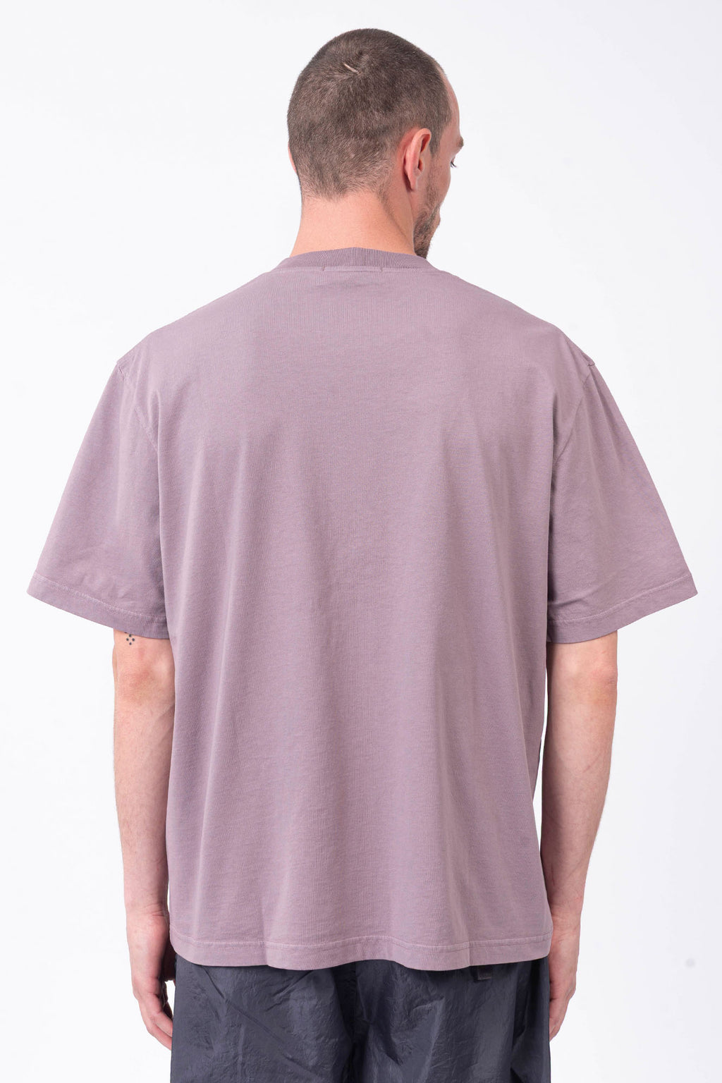 Stone Island - T-Shirt With "Garment Dyed Graphics" Print