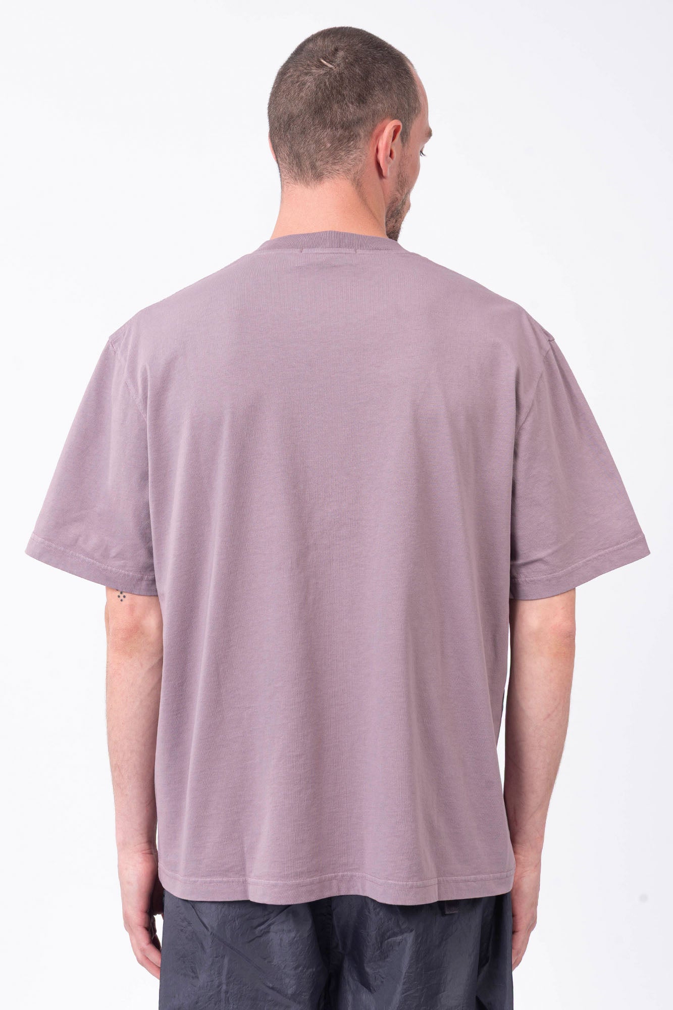 Stone Island - T-Shirt With "Garment Dyed Graphics" Print