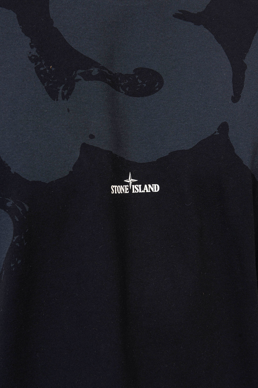 Stone Island - T-Shirt With "Whirlwind Type" Print