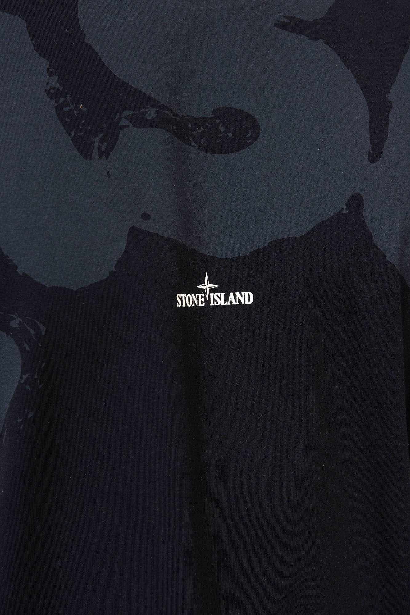 Stone Island - T-Shirt With "Whirlwind Type" Print