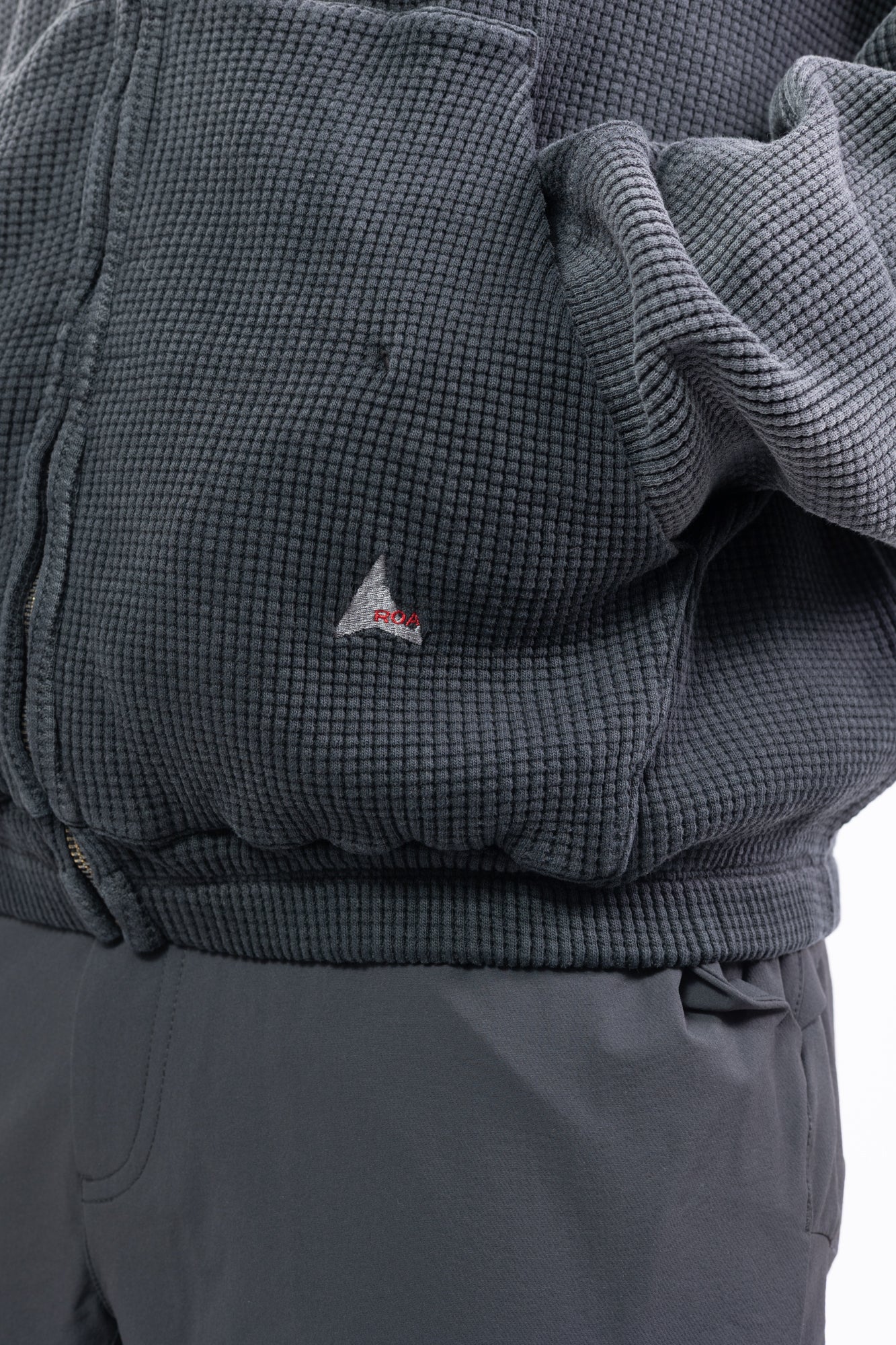 Roa Hiking - Waffle Zip Up Hoodie