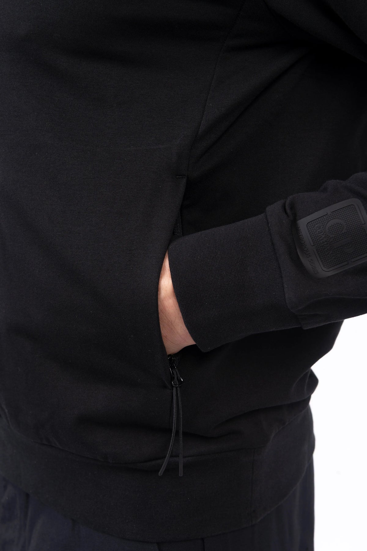 C.P. Company Metropolis Series -  Stretch Fleece Hooded Sweatshirt