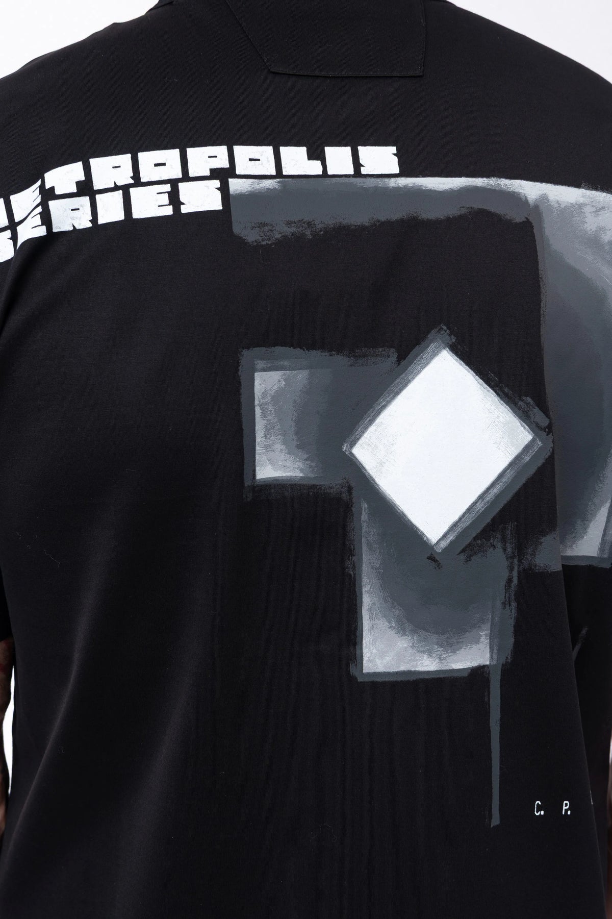C.P. Company Metropolis Series -  Mercerized Jersey Short Sleeve Crewneck Urban Graphic T-Shirt