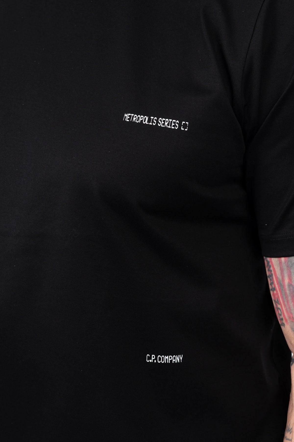 C.P. Company Metropolis Series -  Mercerized Jersey Short Sleeve Crewneck Urban Graphic T-Shirt
