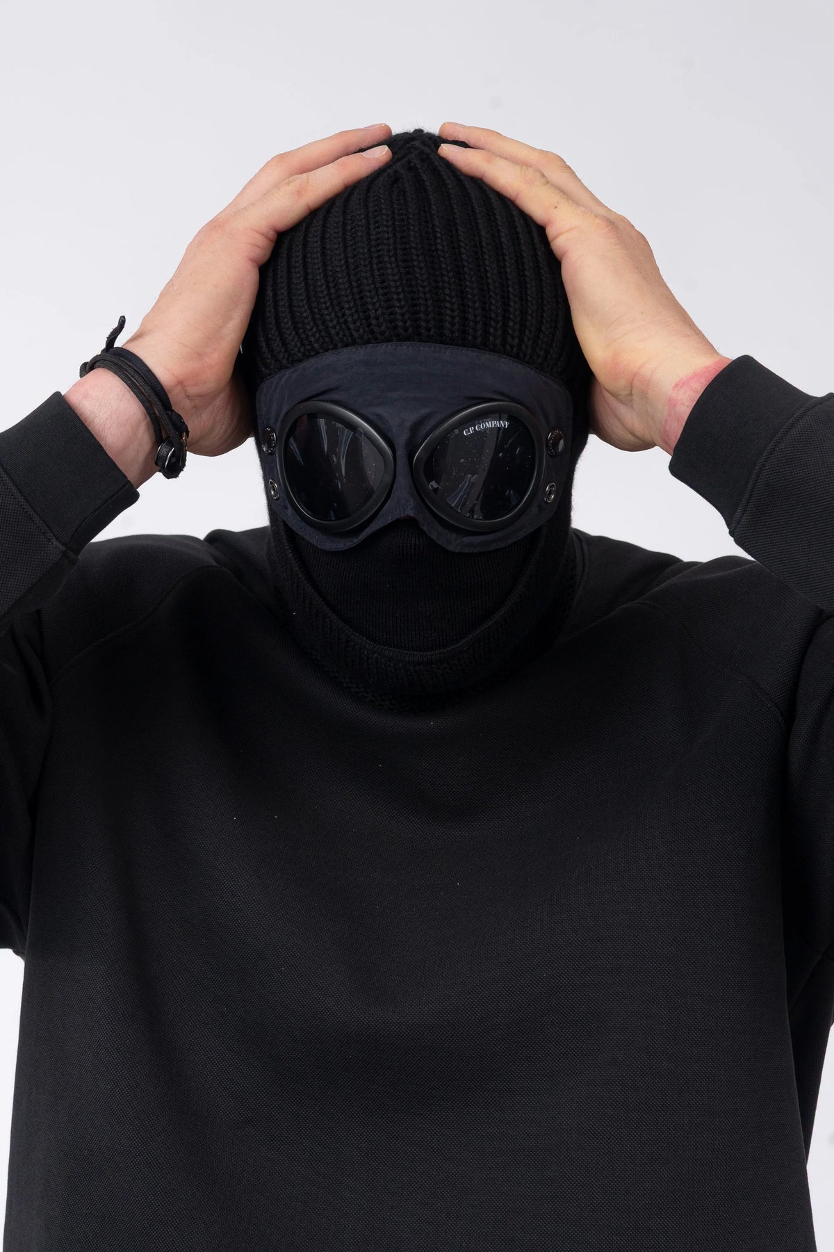 C.P. Company - Extrafine Merino Wool Goggle Balaclava