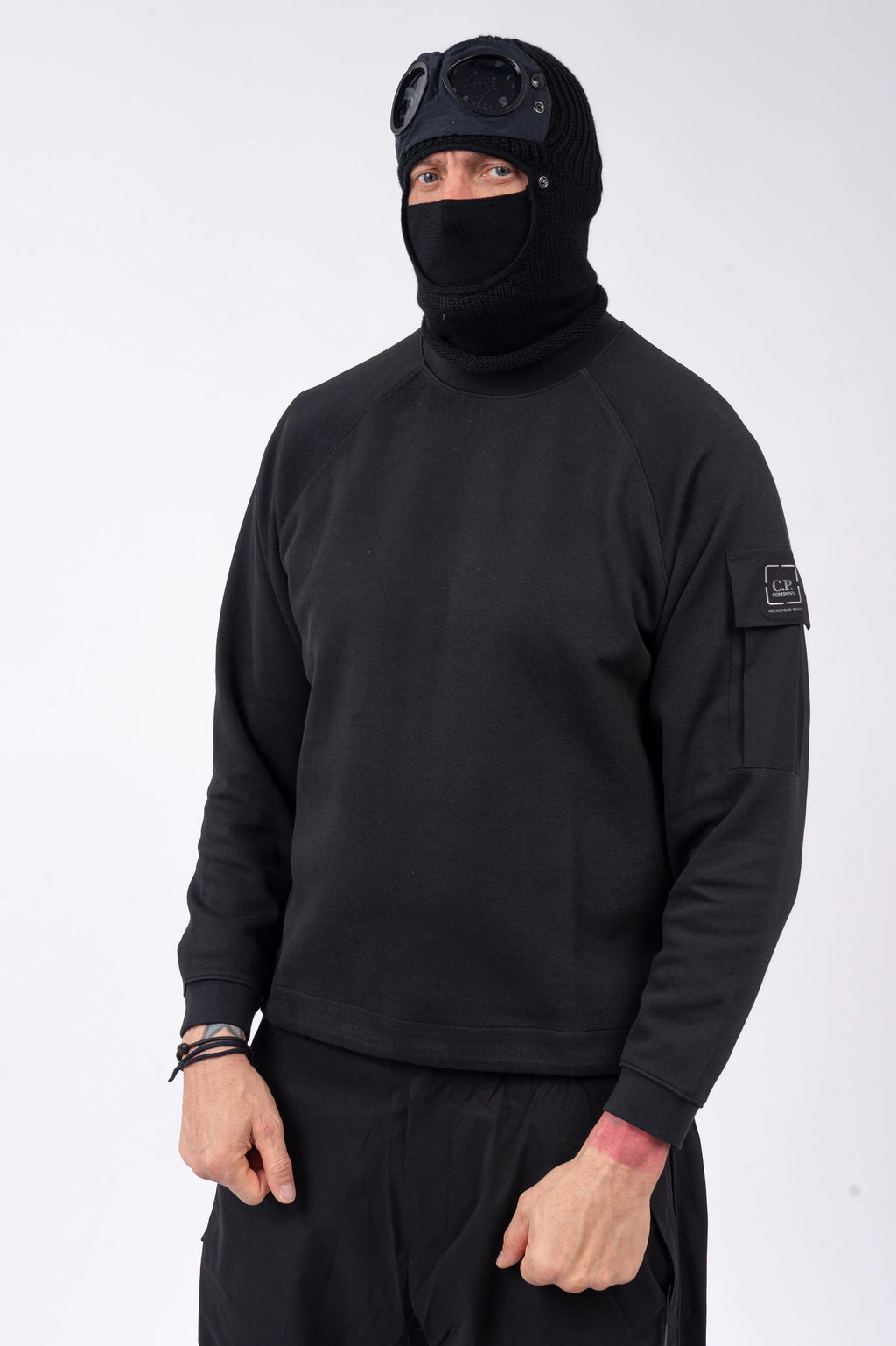 C.P. Company Metropolis Series -  Double Face Piquet Crewneck Sweatshirt
