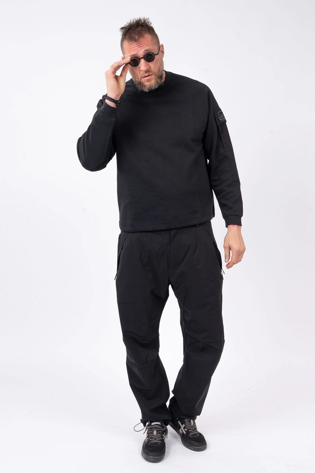 C.P. Company Metropolis Series -  Double Face Piquet Crewneck Sweatshirt