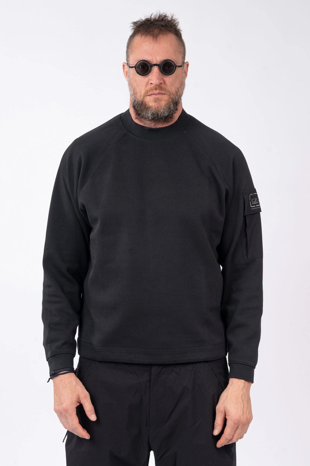 C.P. Company Metropolis Series -  Double Face Piquet Crewneck Sweatshirt