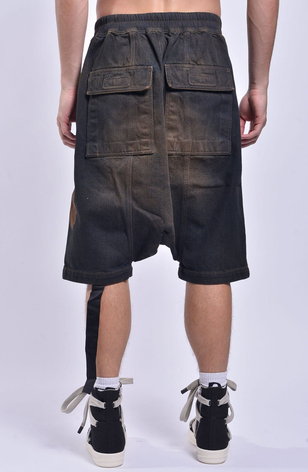 Rick Owens DRKSHDW - Denim Shorts Gimp