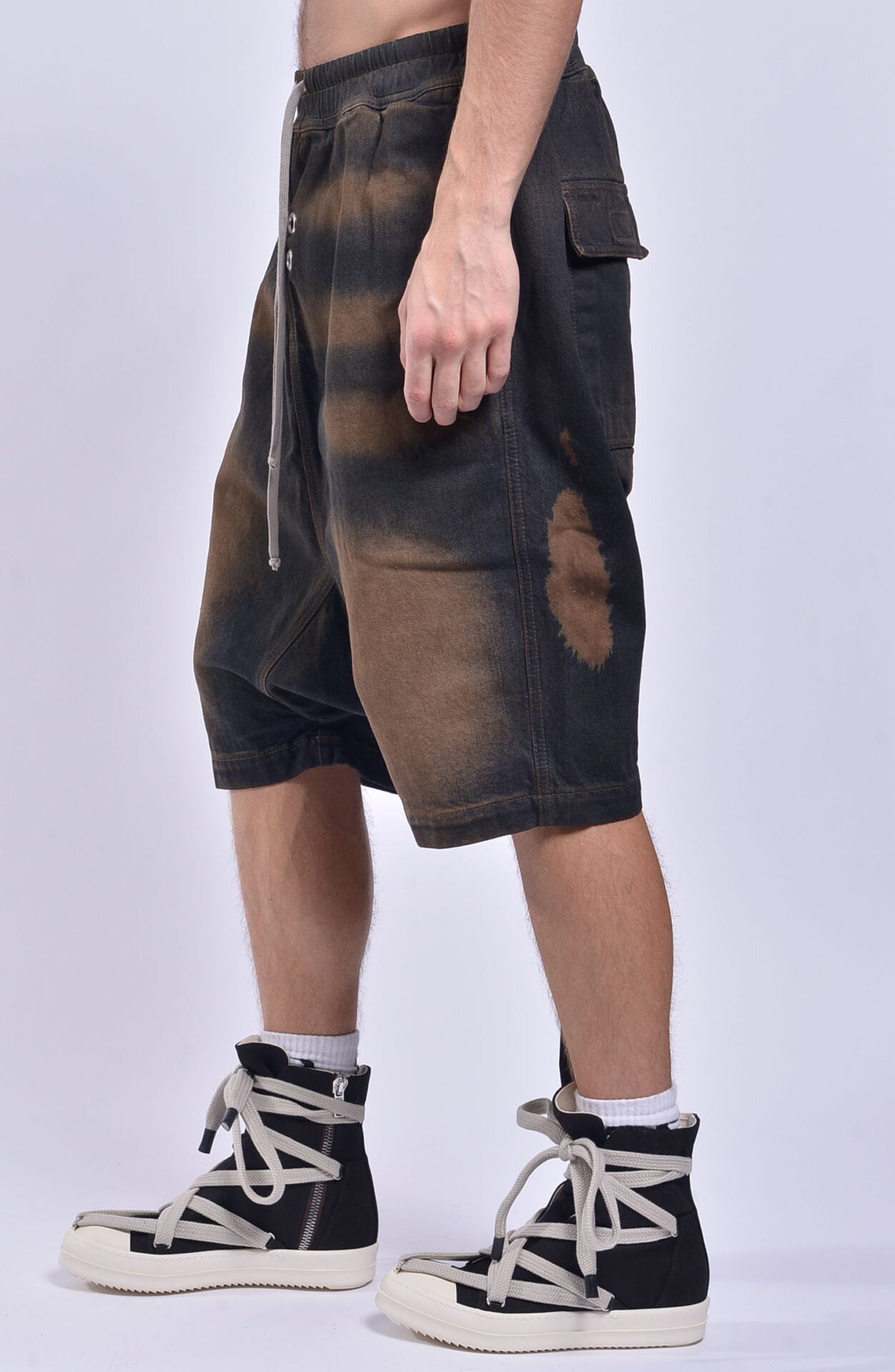 Rick Owens DRKSHDW - Denim Shorts Gimp
