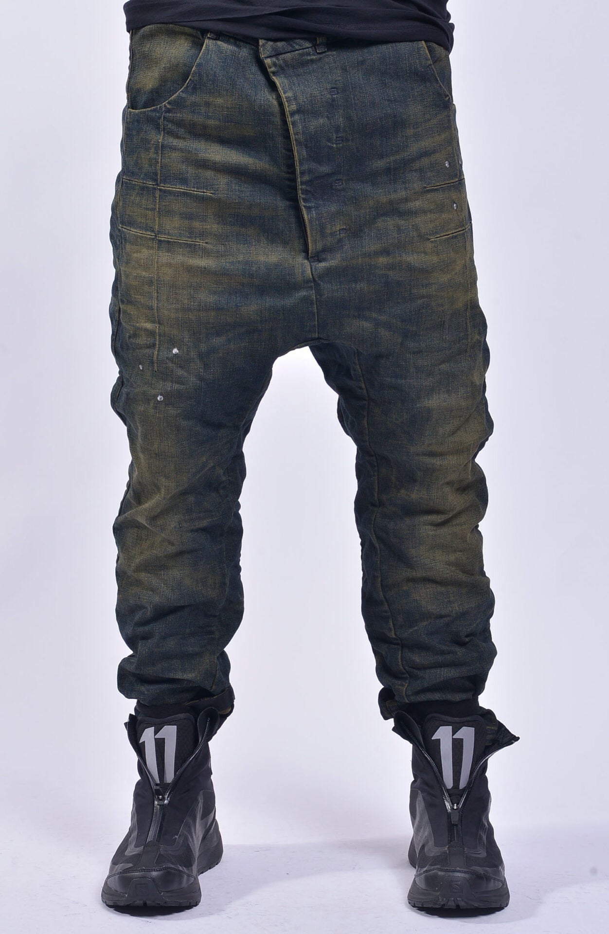 BORIS BIDJAN SABERI P4-FI403D サルエルパンツ BORIS BIDJAN SABERI P4 PANTS BORIS BIDJAN SABERI P11 Low Crotch