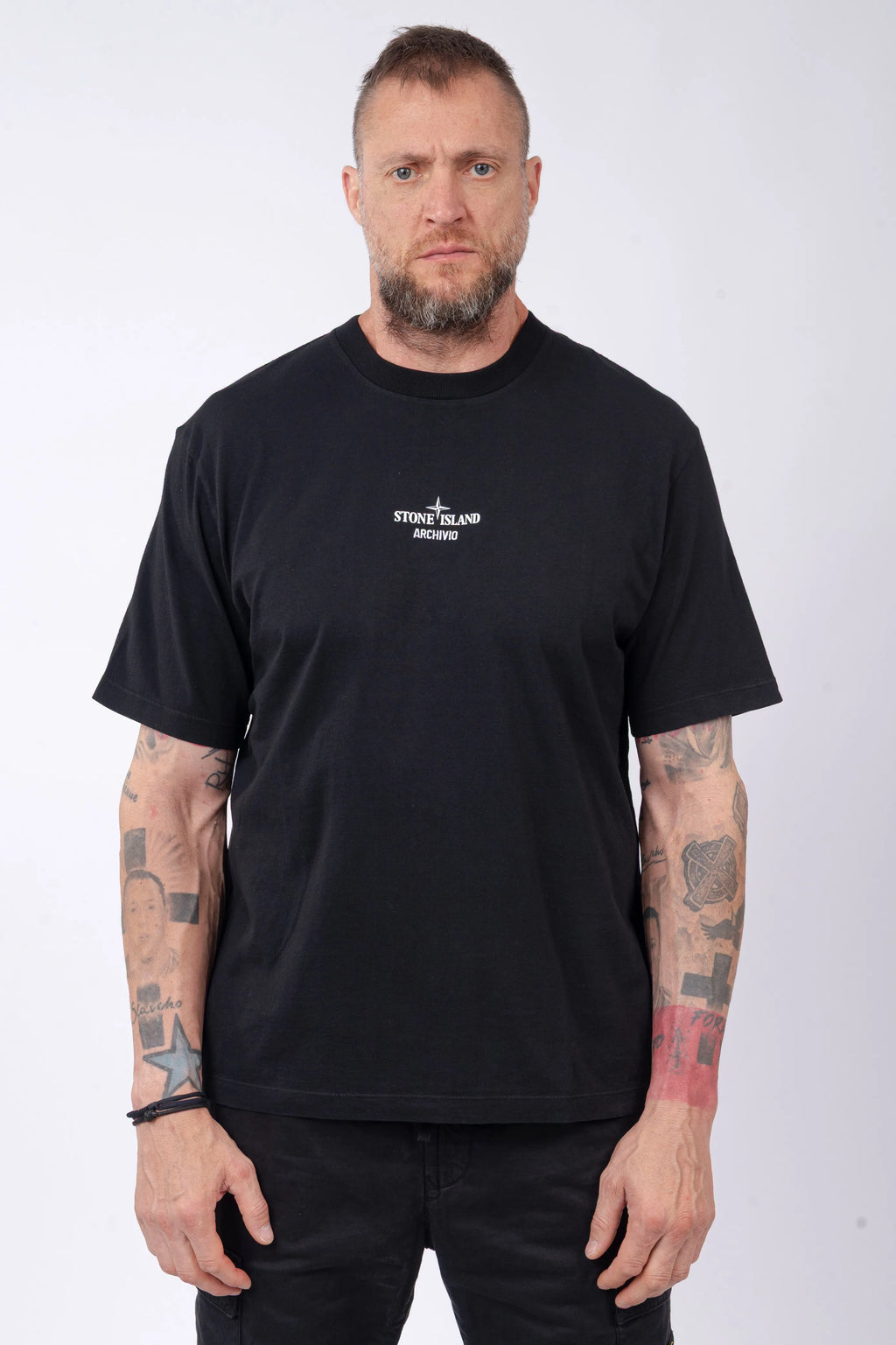 Stone Island - T-Shirt "Archivio" Print