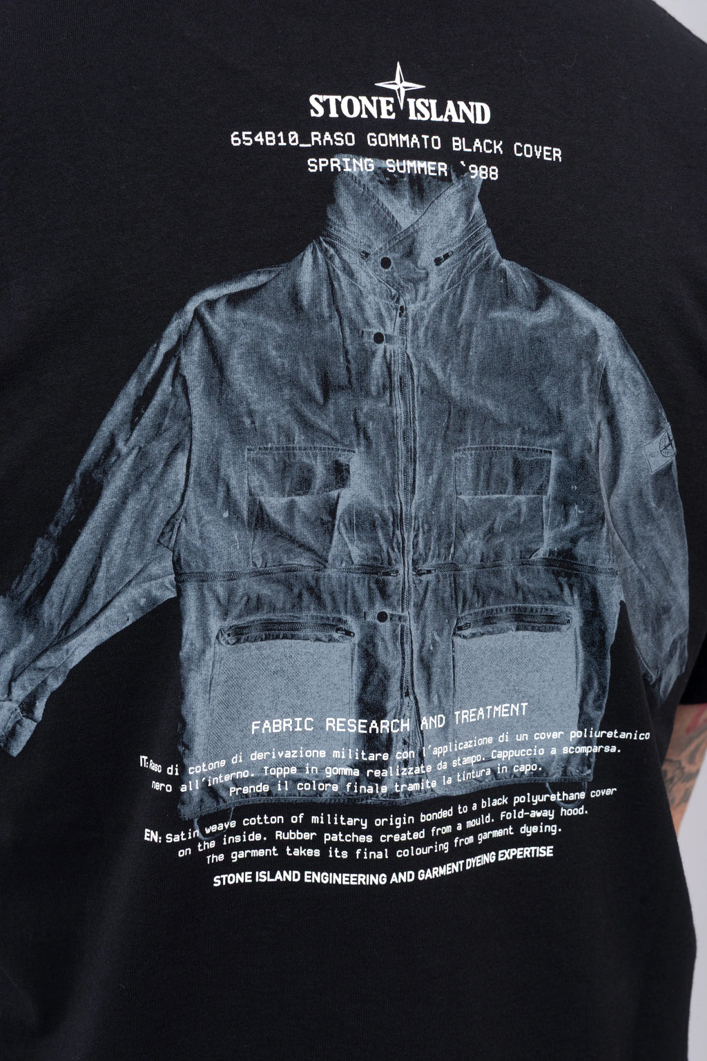 Stone Island - T-Shirt "Archivio" Print