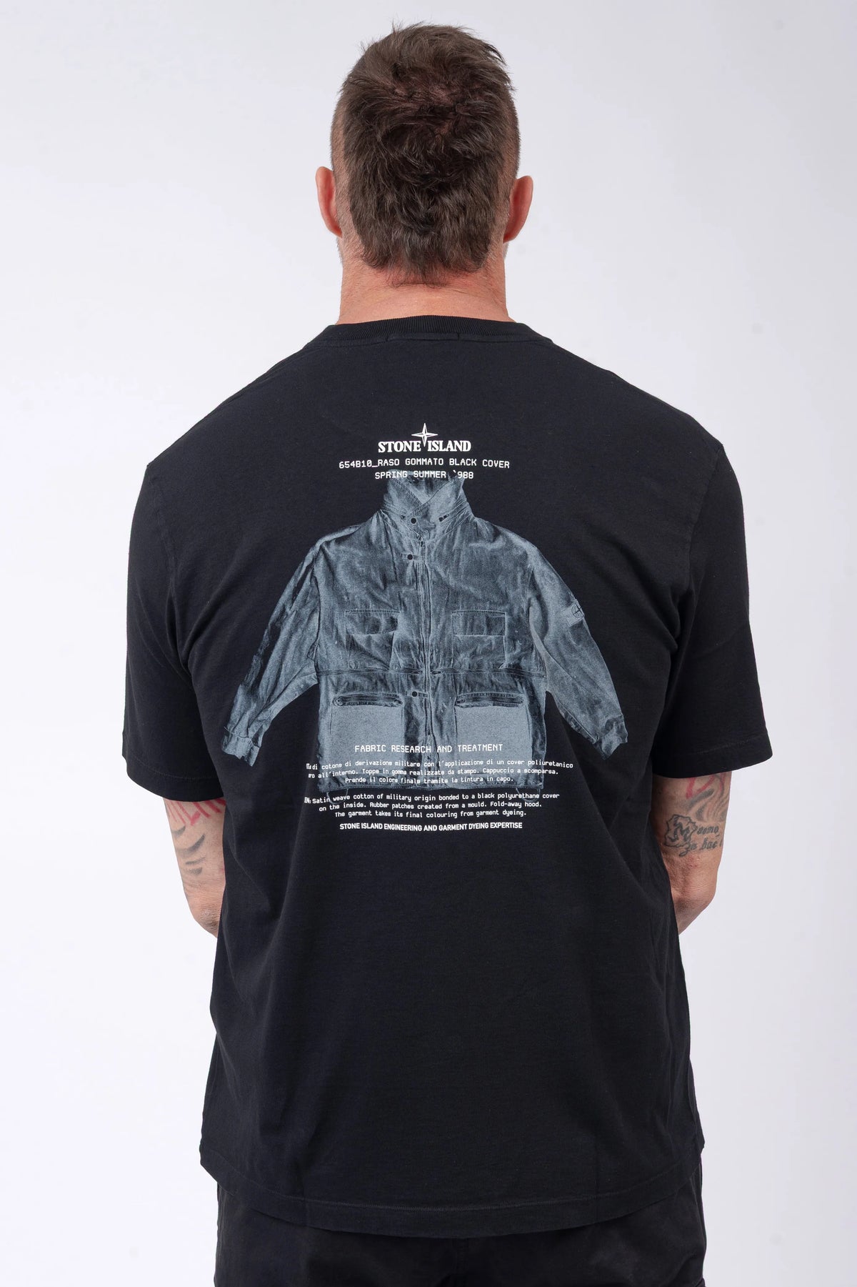 Stone Island - T-Shirt "Archivio" Print