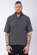 Stone Island - Short Sleeve Half Zip Jumper