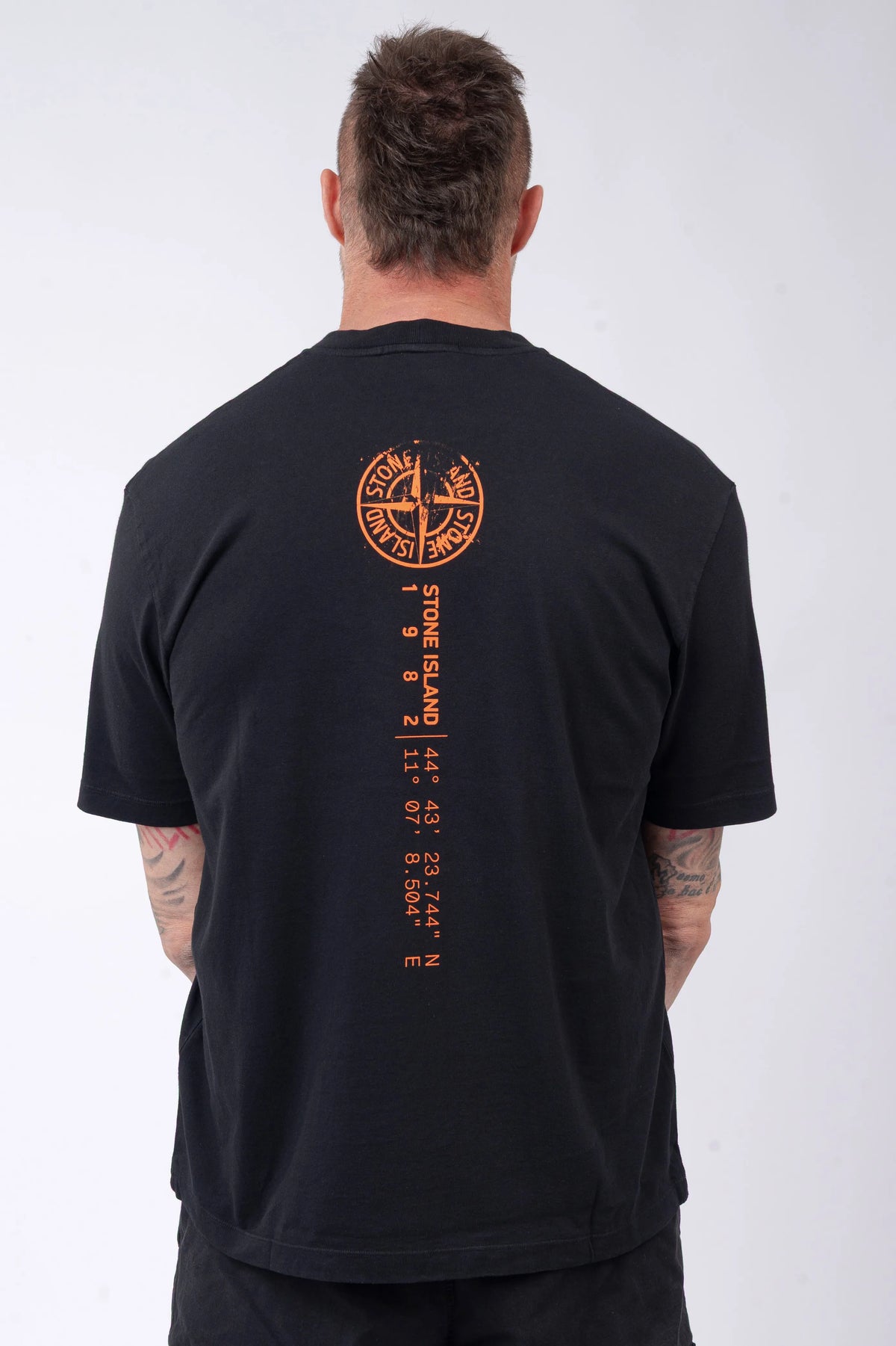 Stone Island - T-Shirt "Vertical Placement" Print