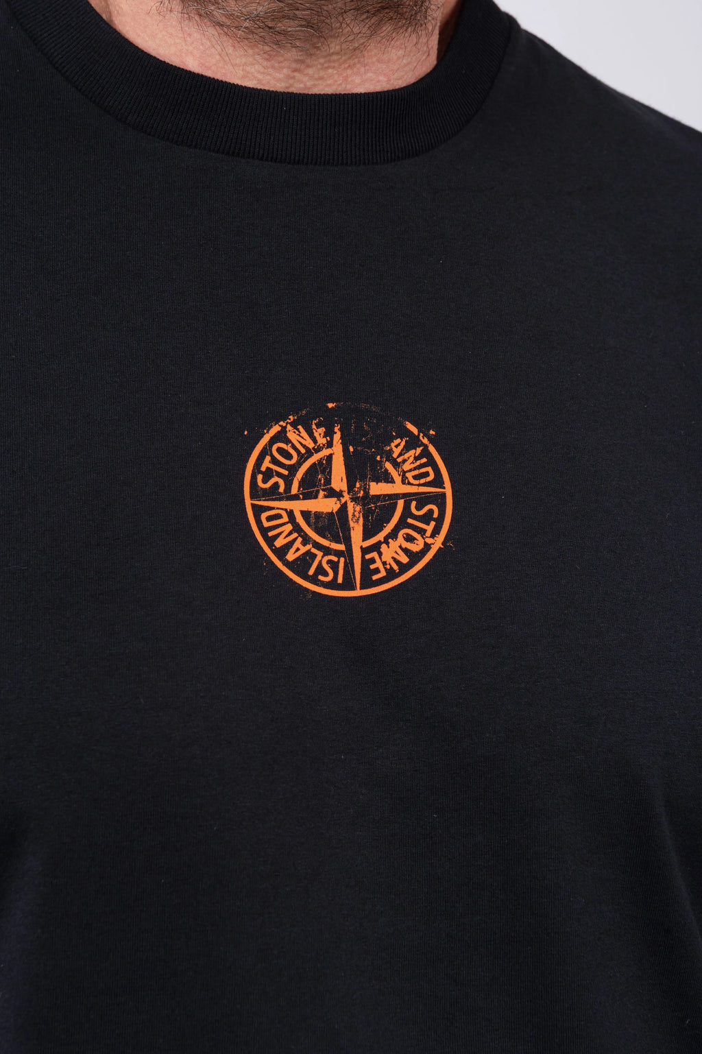Stone Island - T-Shirt "Vertical Placement" Print