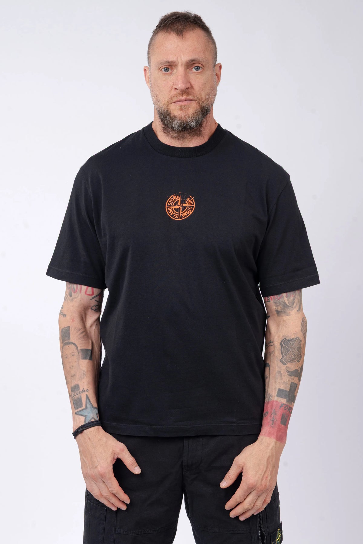 Stone Island - T-Shirt "Vertical Placement" Print