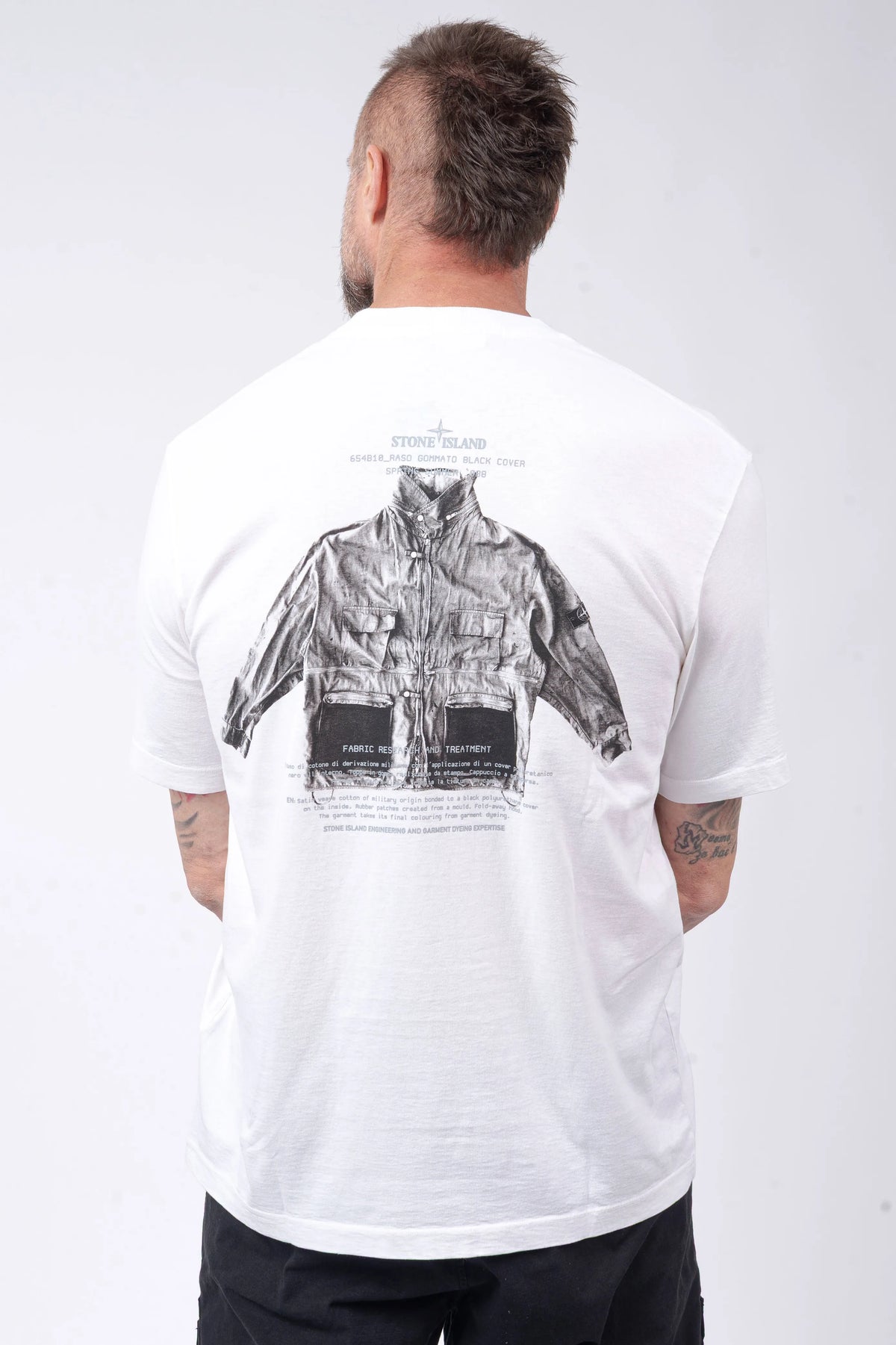 Stone Island - T-Shirt "Archivio" Print