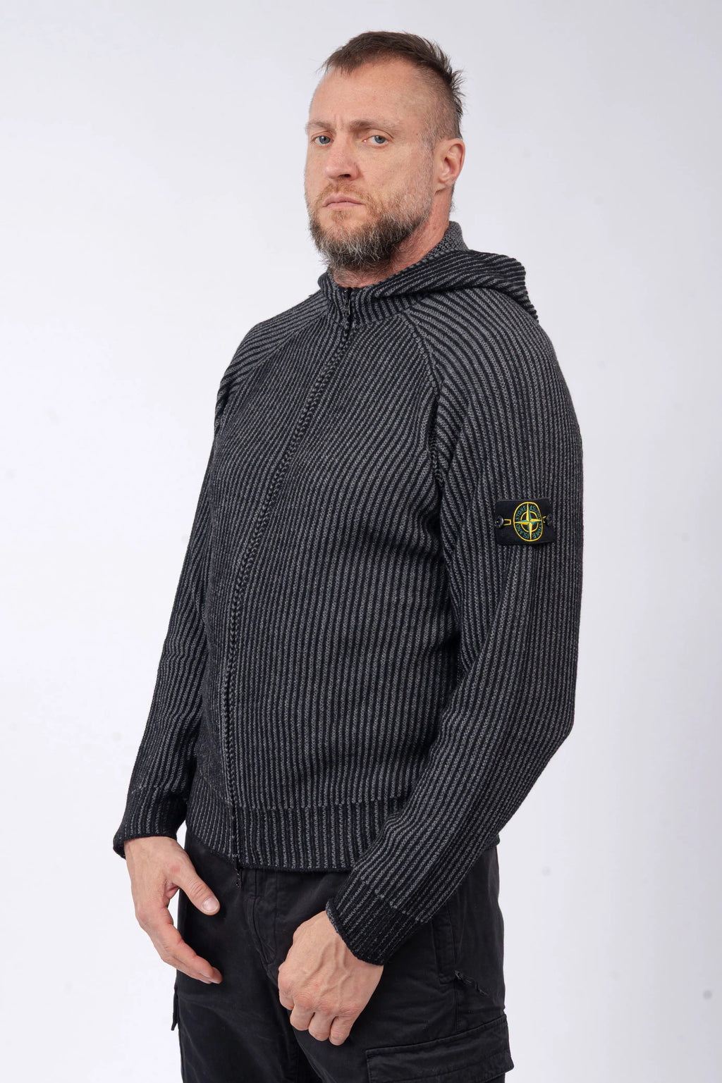 Stone Island - Hooded Zip-Up Jumper