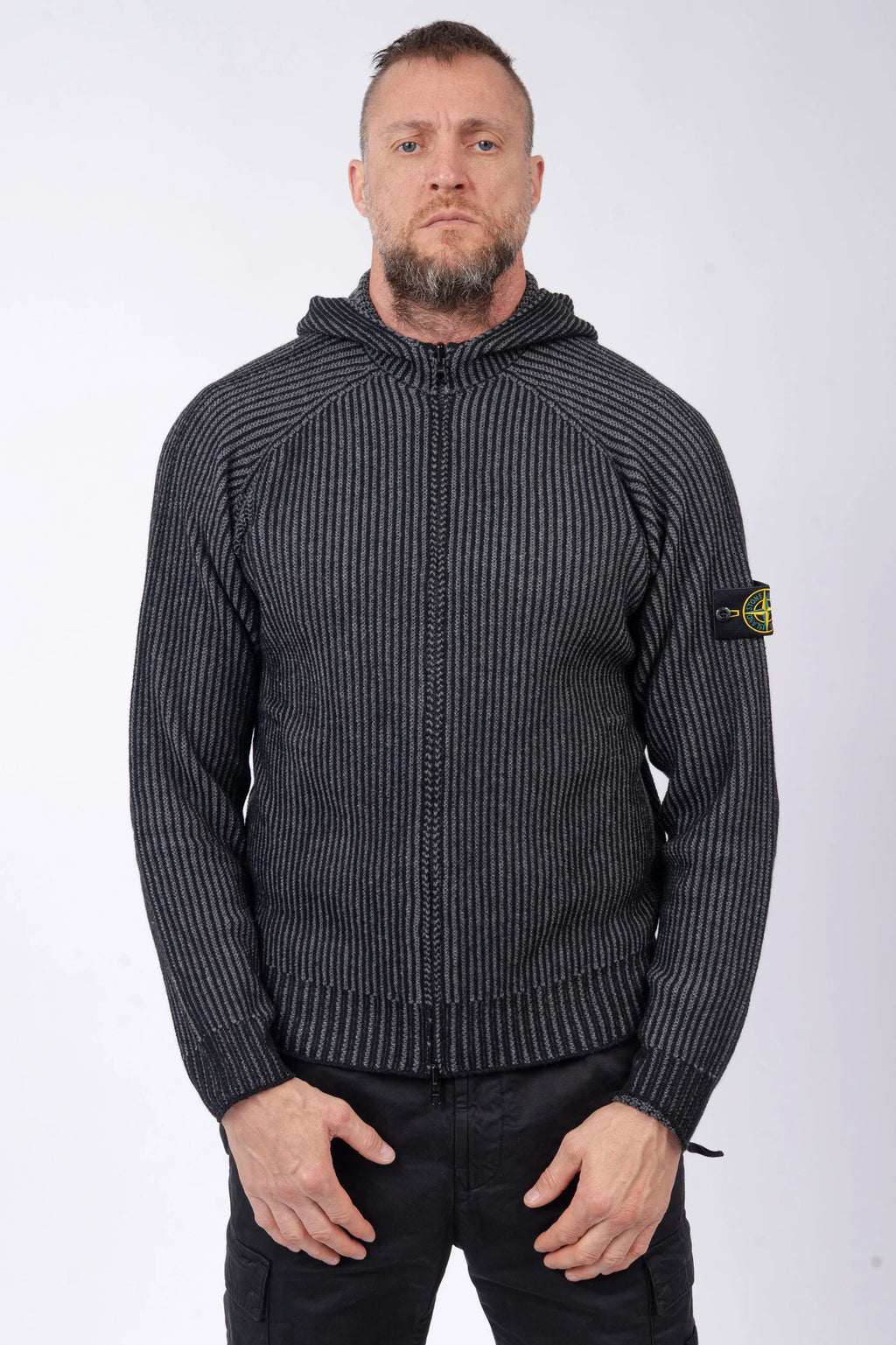 Stone Island - Hooded Zip-Up Jumper