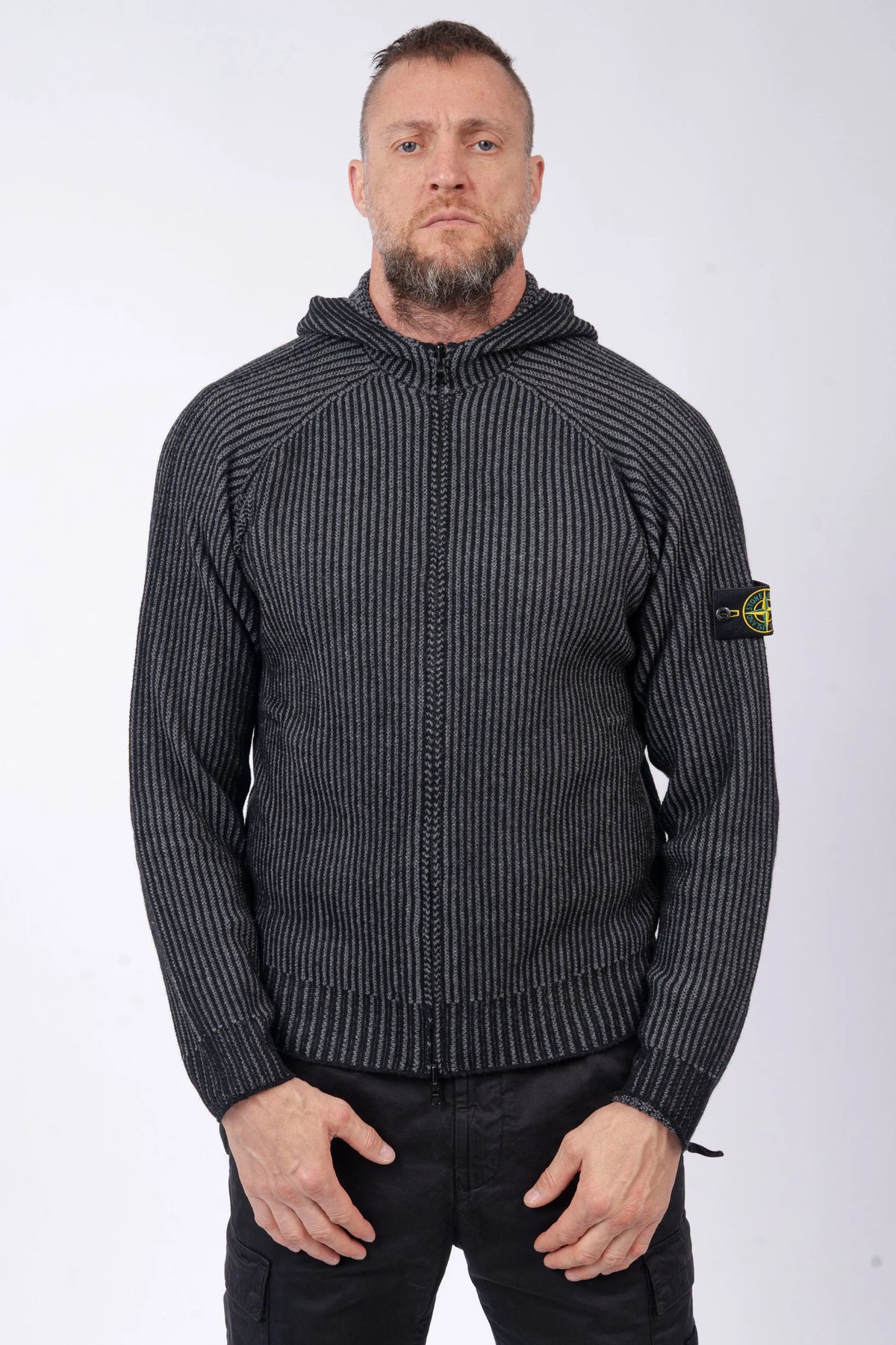 Stone Island - Hooded Zip-Up Jumper