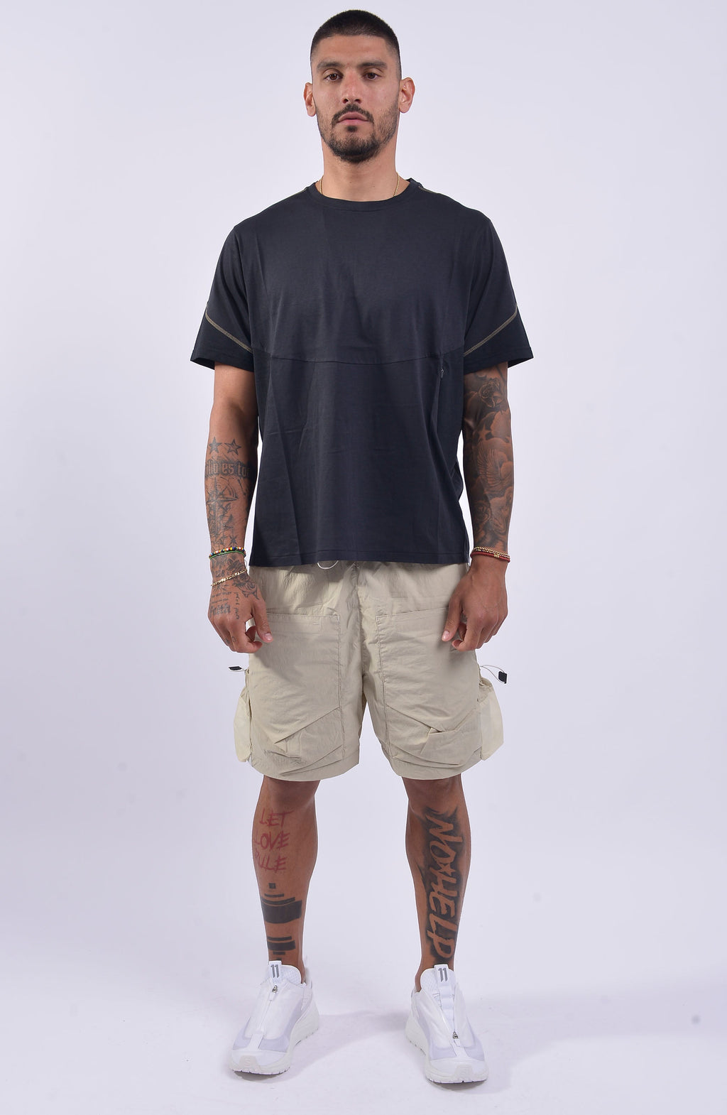 Nilmance - Panel T-Shirt With Zip Pocket