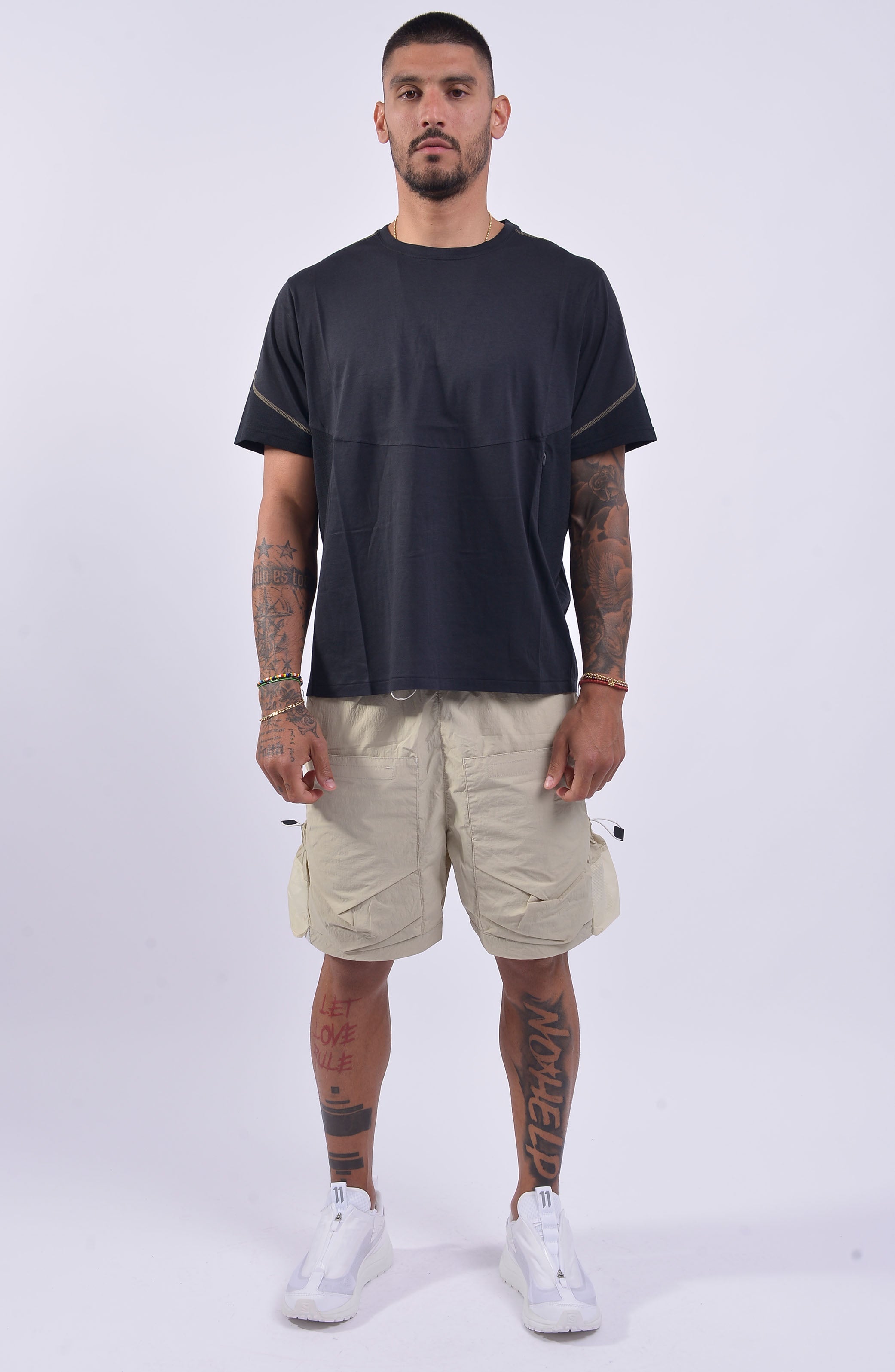 Nilmance - Panel T-Shirt With Zip Pocket