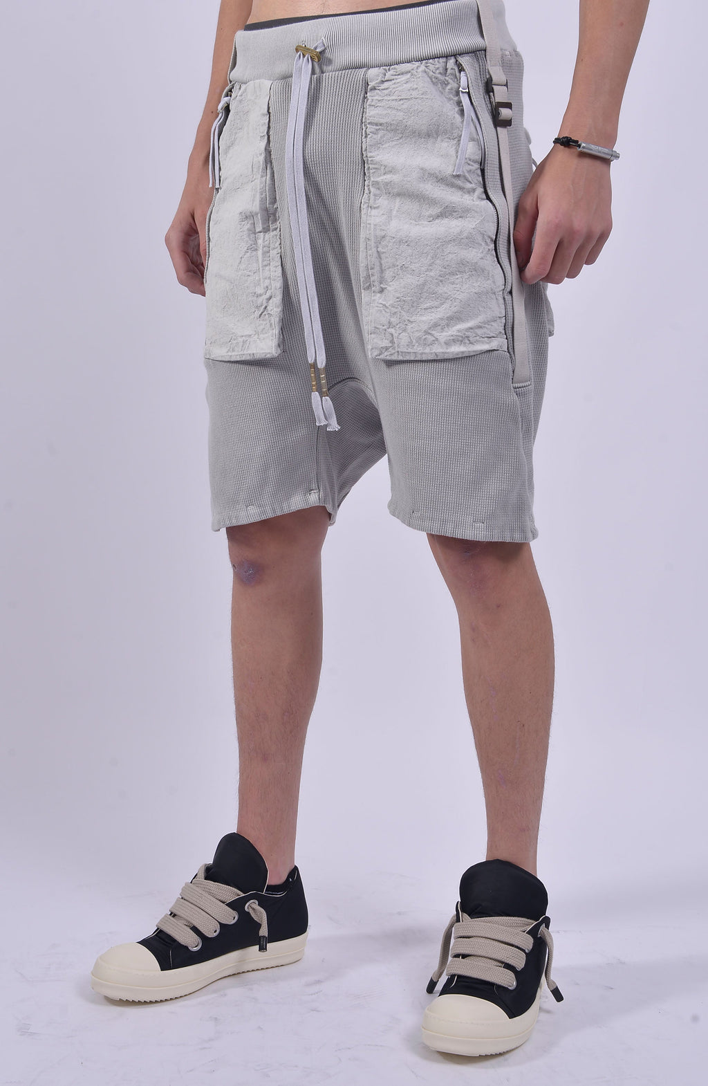 Boris Bidjan Saberi - Light Grey Natural Shorts