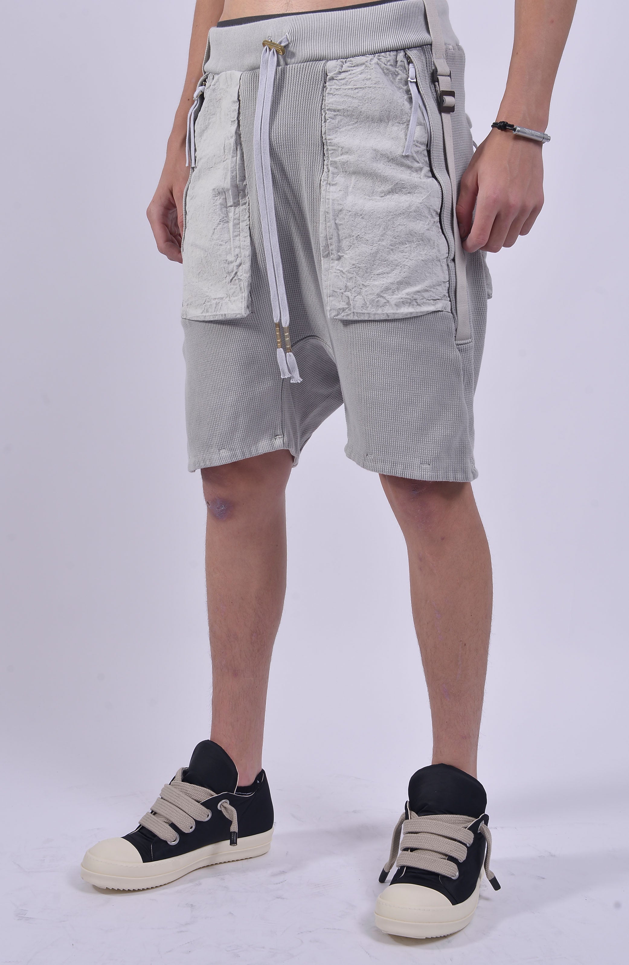 Boris Bidjan Saberi - Light Grey Natural Shorts