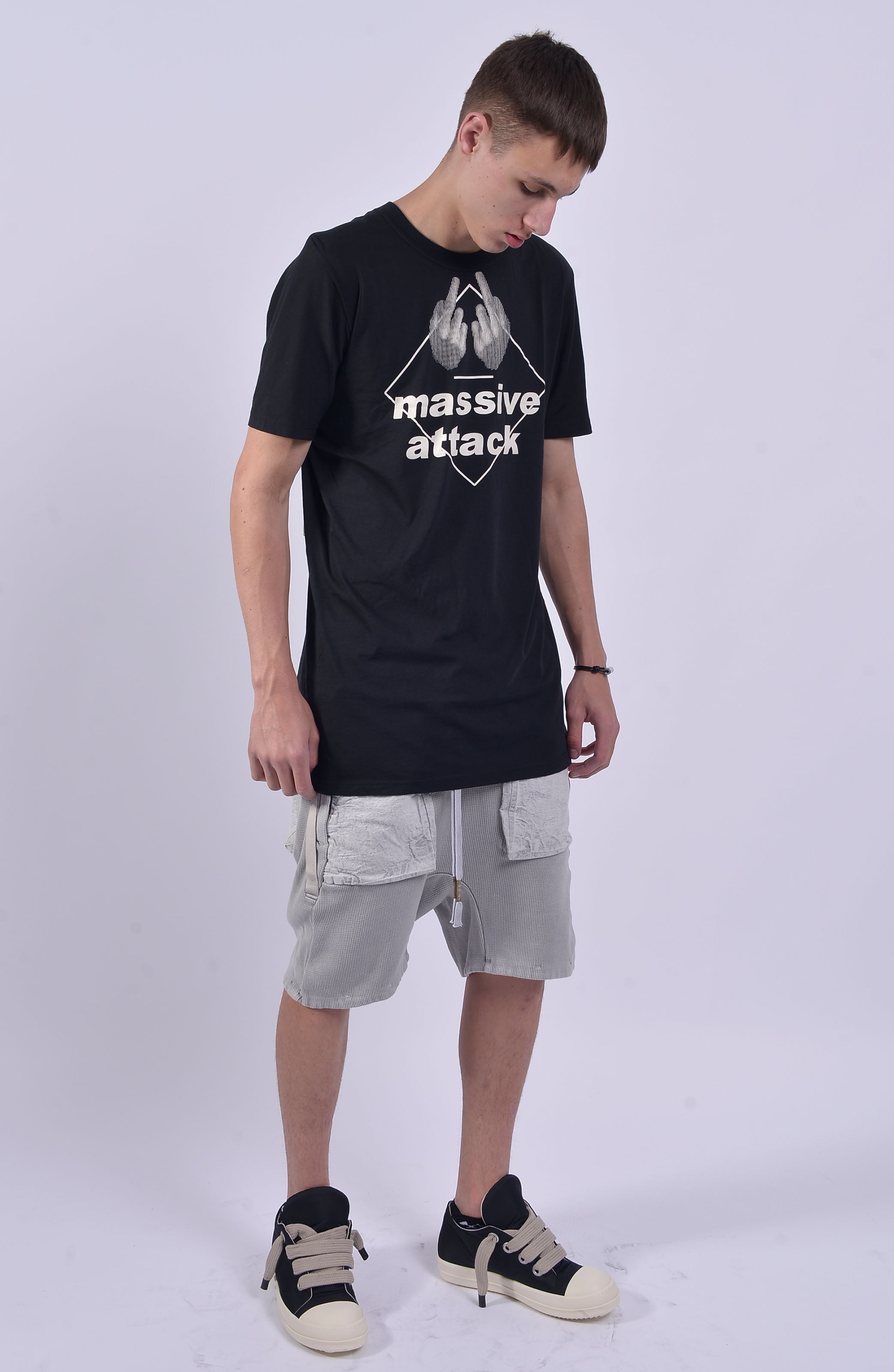 Boris Bidjan Saberi - Light Grey Natural Shorts