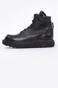 Premiata - Black Nodik Leather Lace-up Ankle Boots