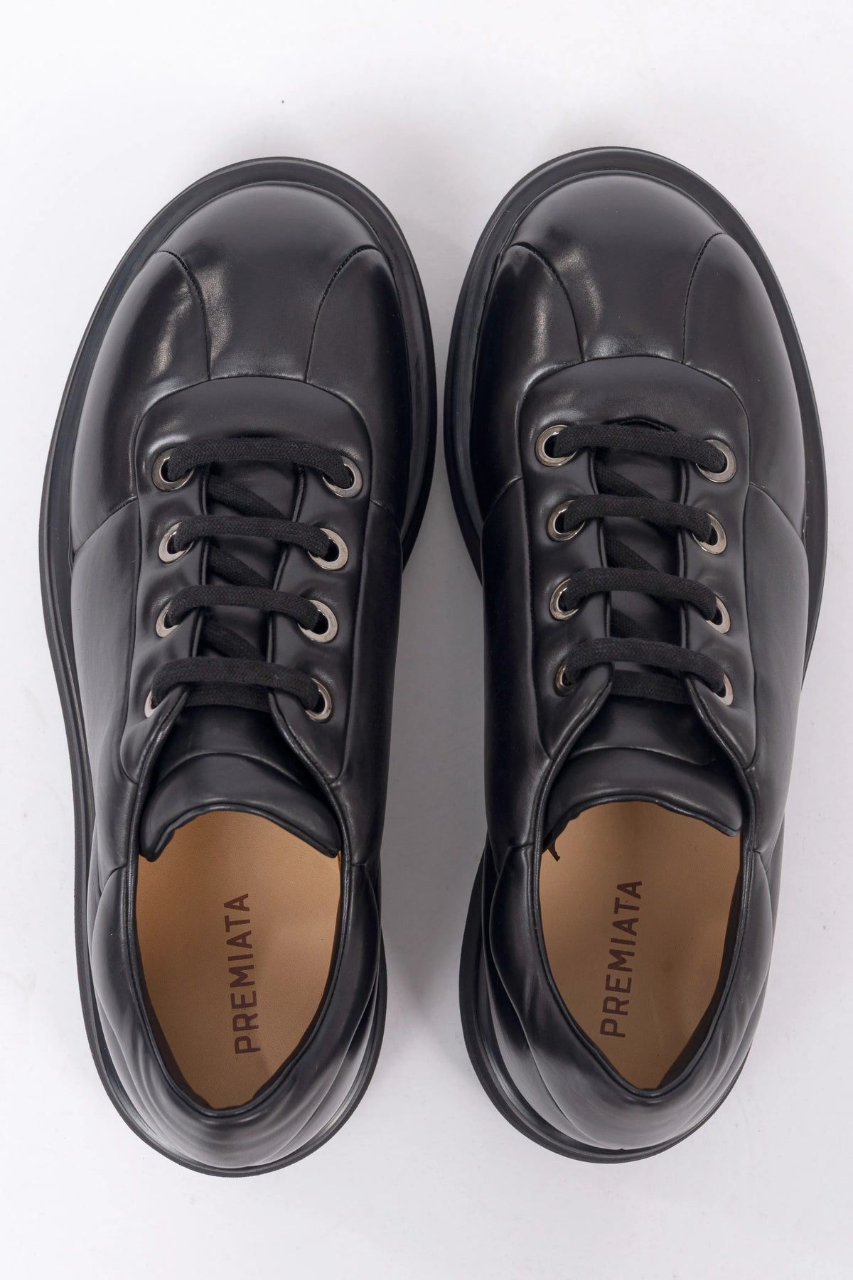 Premiata - Black Leather Derby Shoes