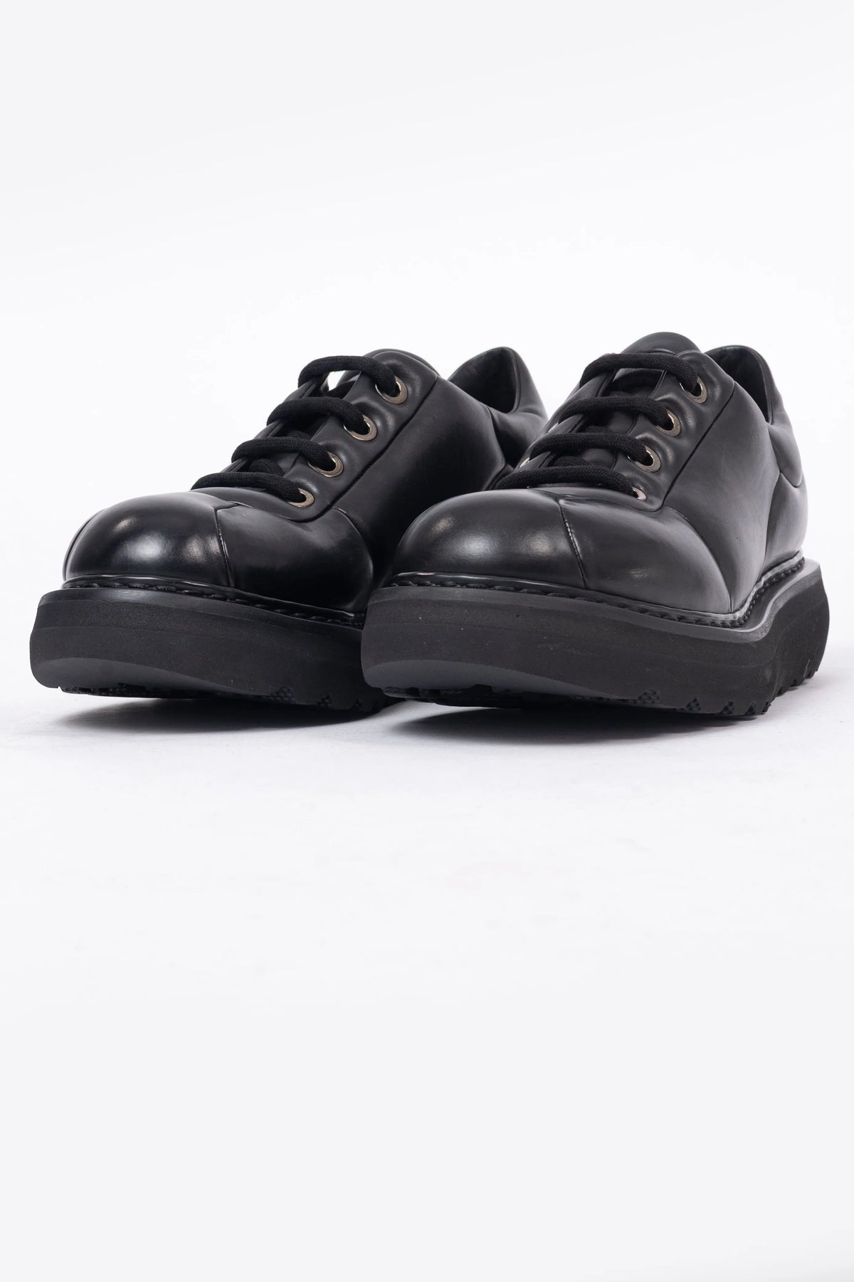 Premiata - Black Leather Derby Shoes