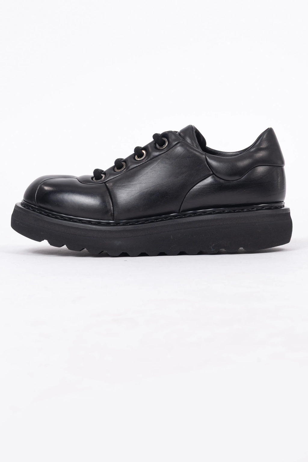Premiata - Black Leather Derby Shoes