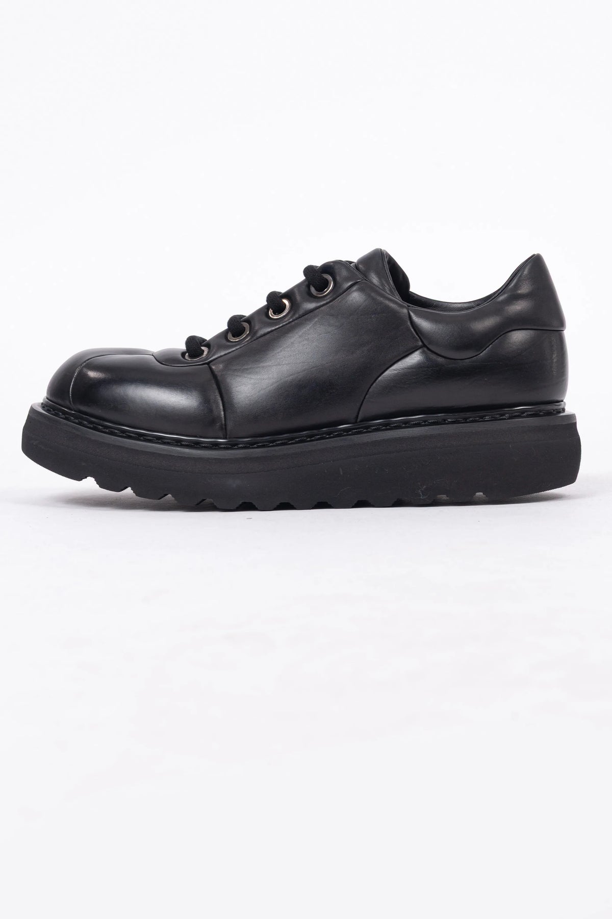 Premiata - Black Leather Derby Shoes
