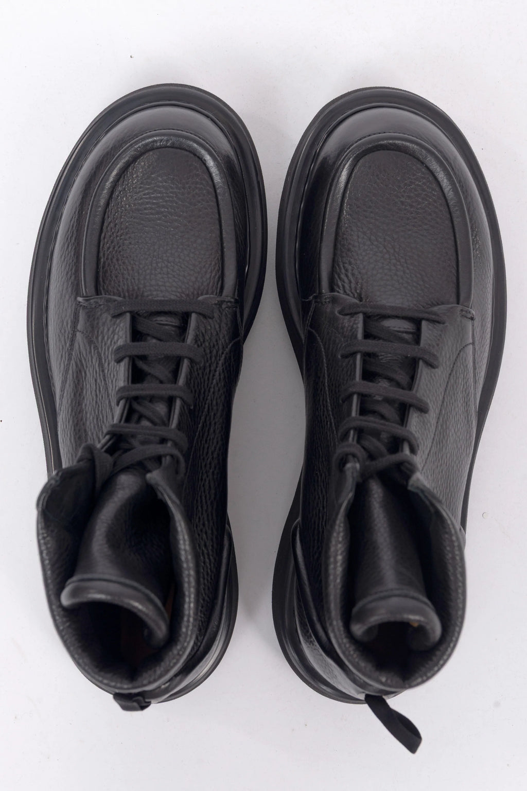 Premiata - Black Nodik Leather Lace-up Ankle Boots
