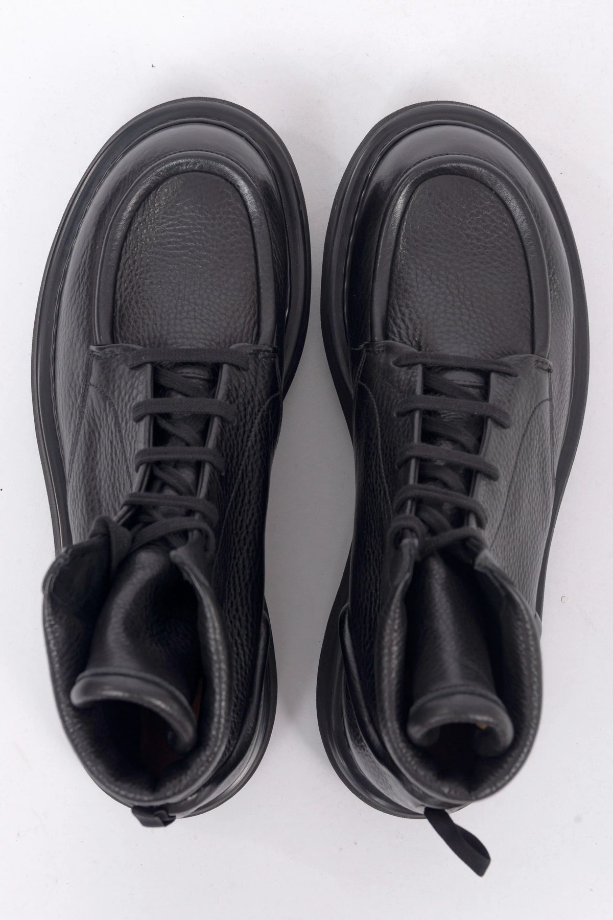 Premiata - Black Nodik Leather Lace-up Ankle Boots