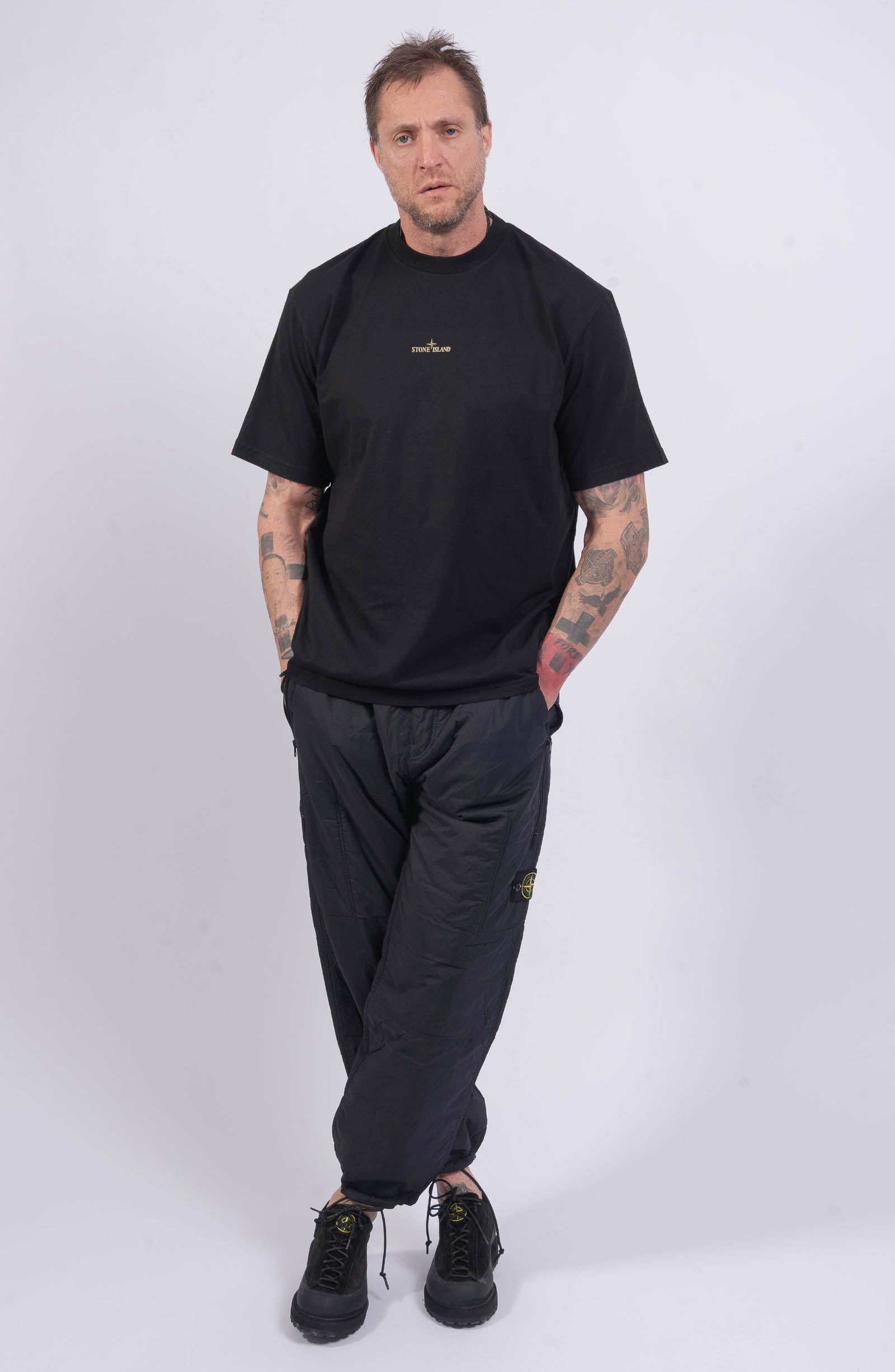 Stone Island - "Bleeding Numbers"  T-Shirt