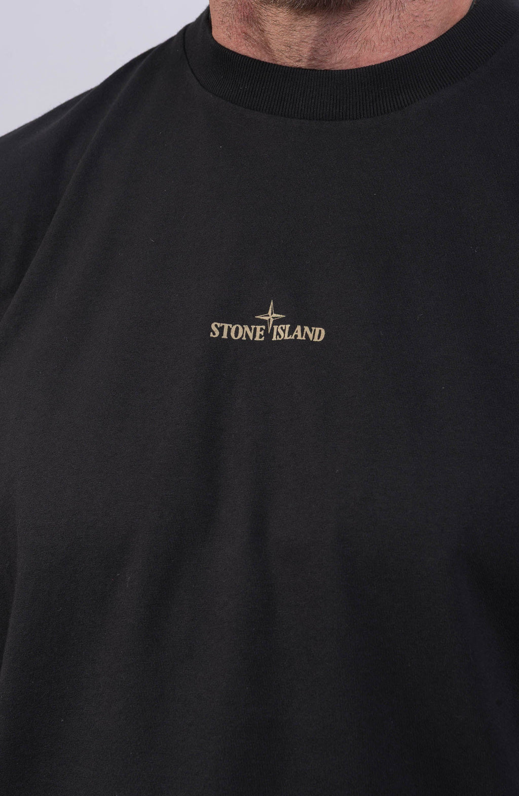 Stone Island - "Bleeding Numbers"  T-Shirt