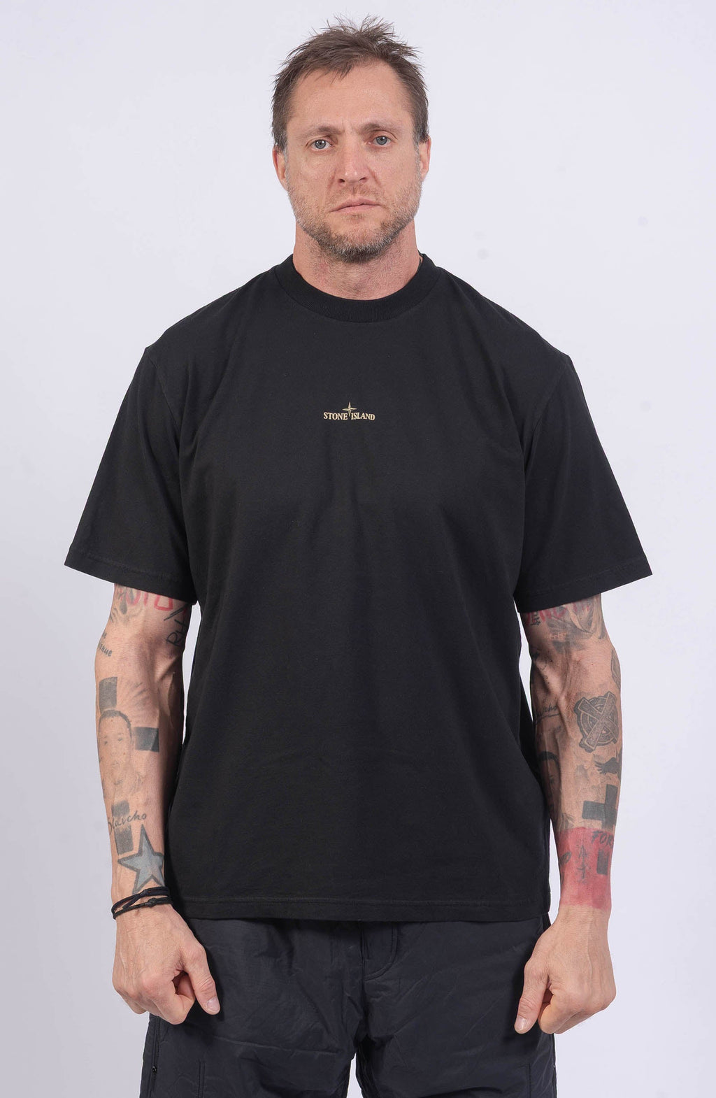 Stone Island - "Bleeding Numbers"  T-Shirt