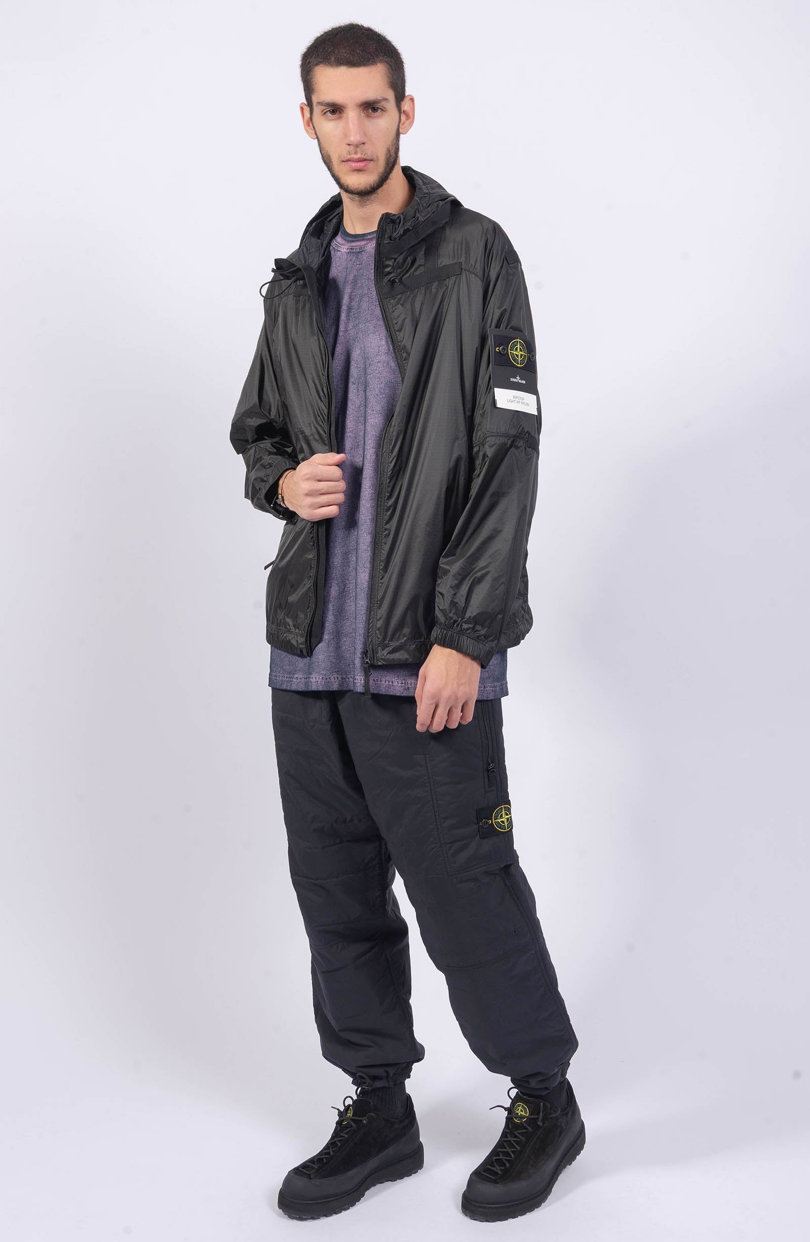 Stone Island -Black Light Hooded Jacket