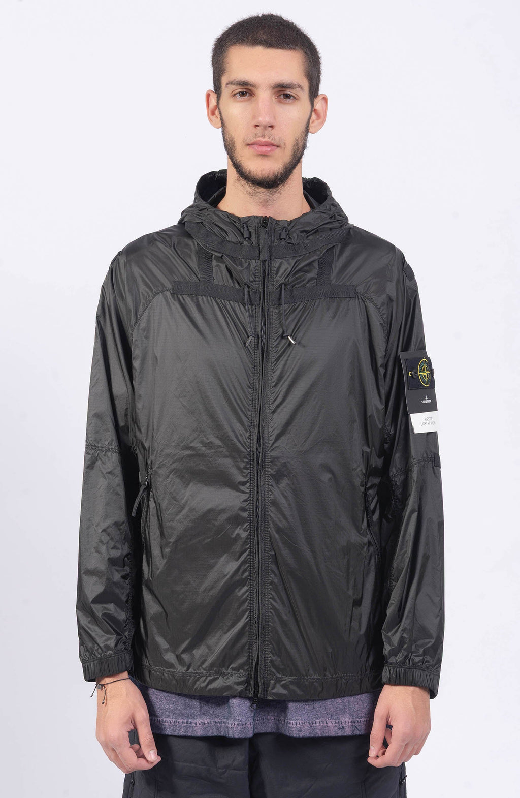 Stone Island -Black Light Hooded Jacket